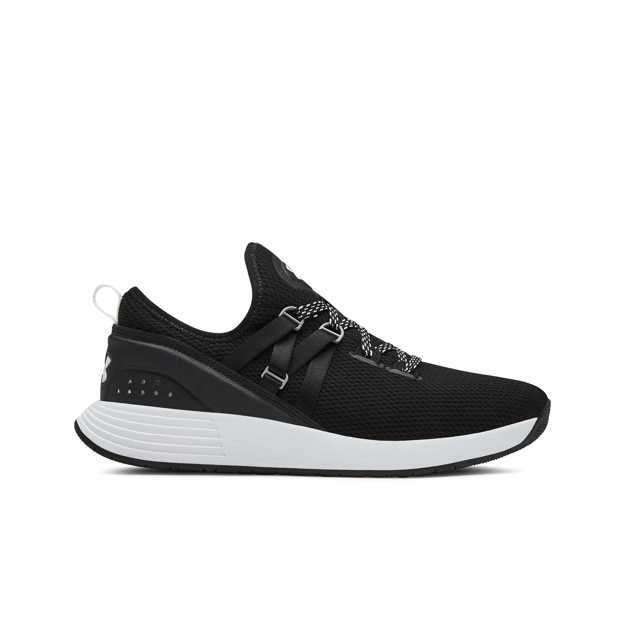 under armour ladies black trainers
