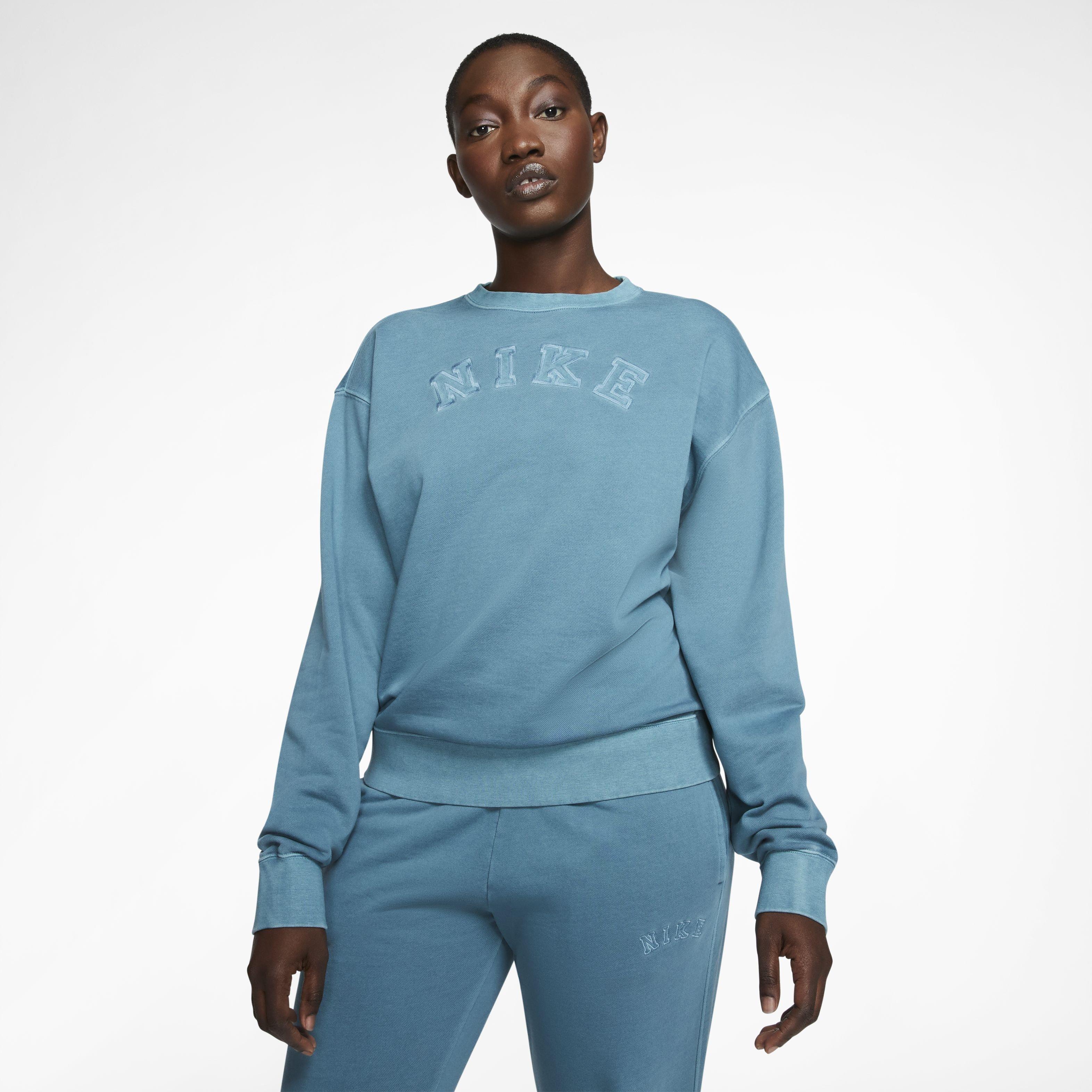 nike french terry crew