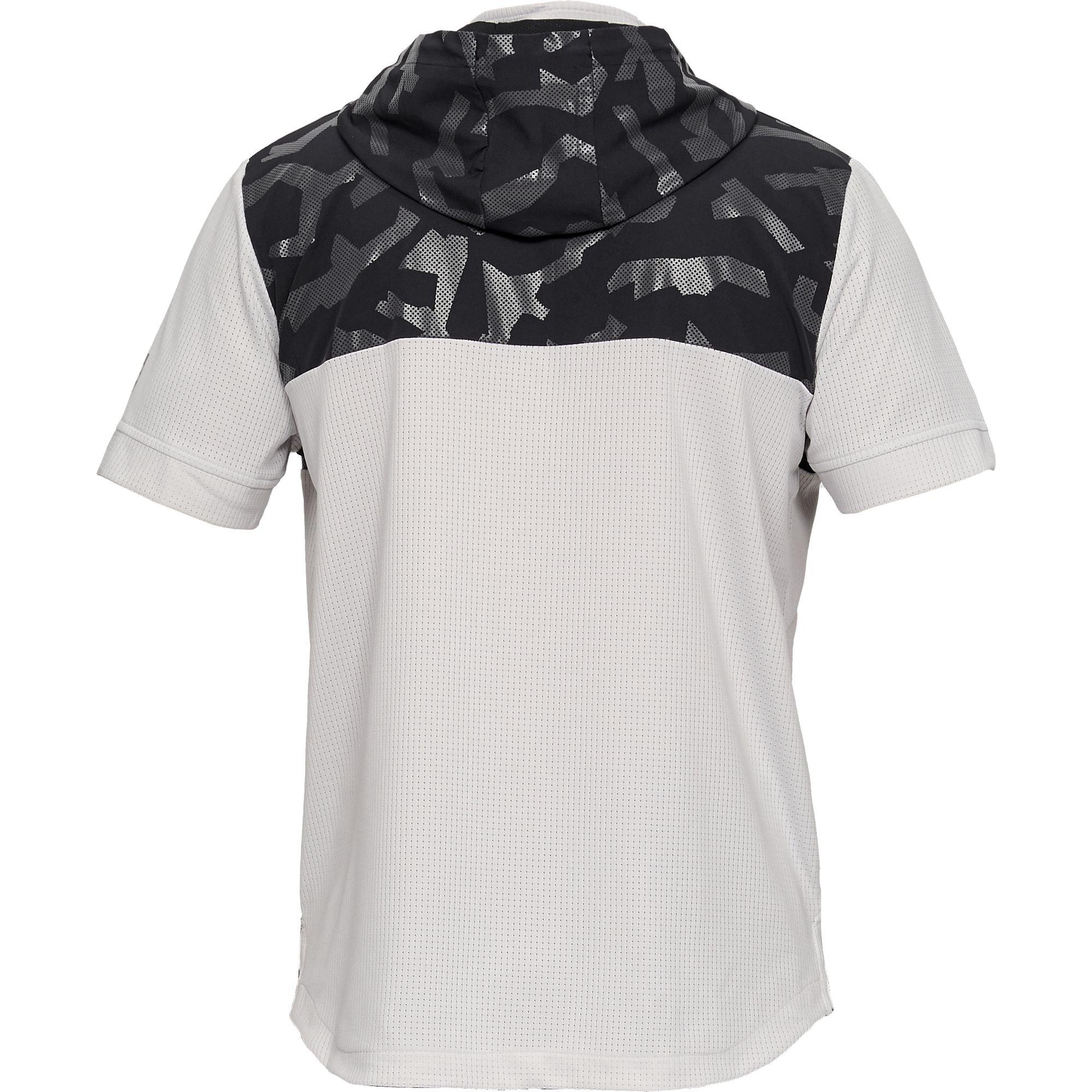 under armour pursuit short sleeve hoodie