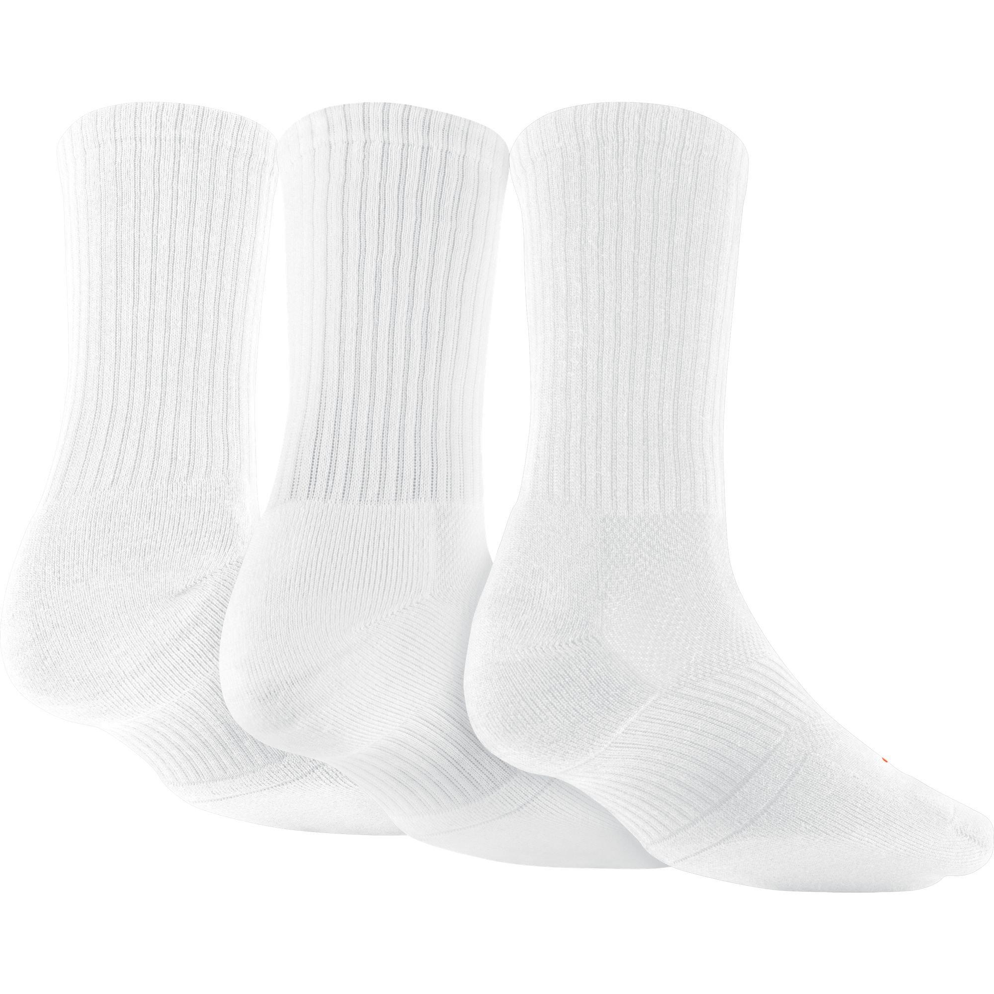 plain white nike socks
