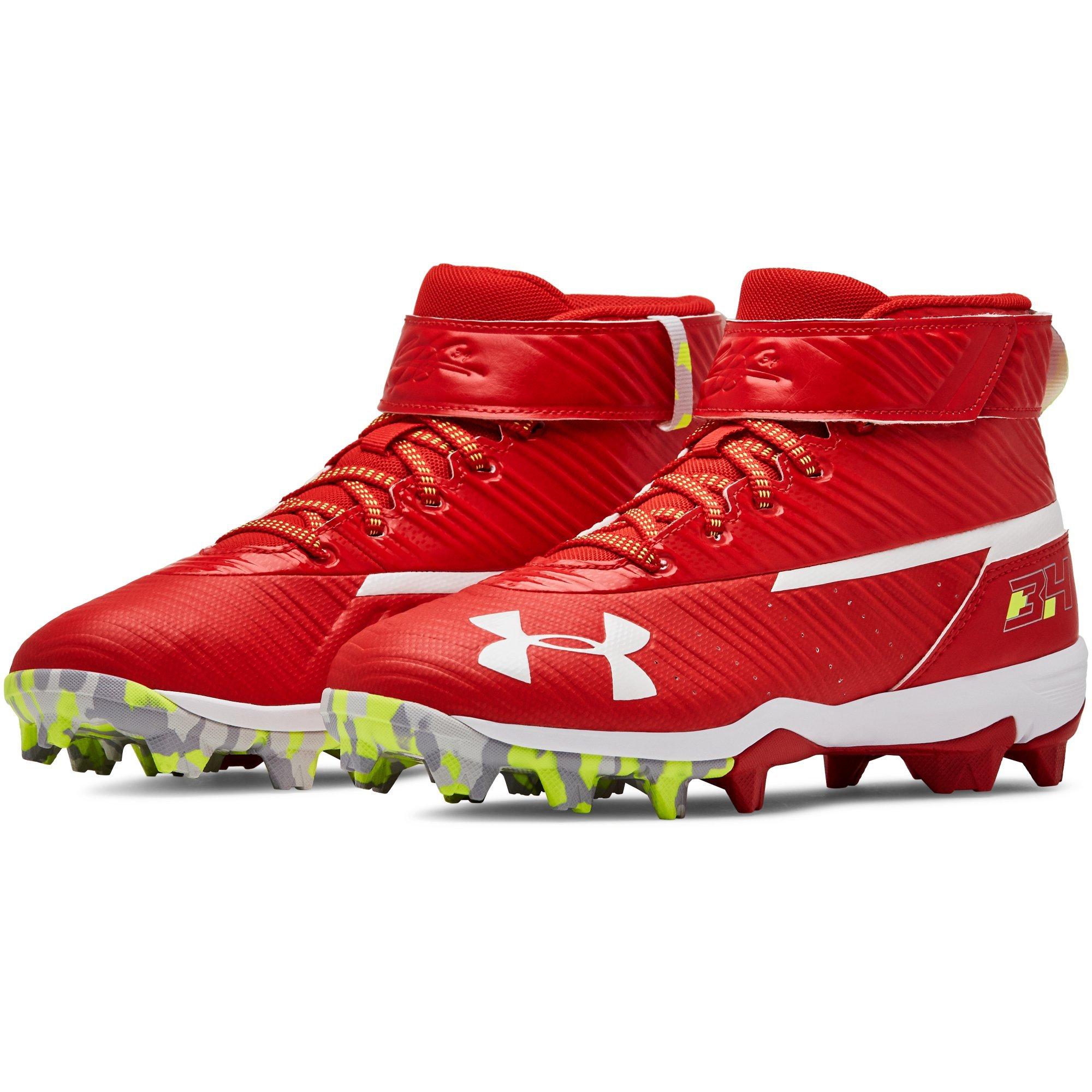 under armour harper 3 mid rm jr baseball cleats