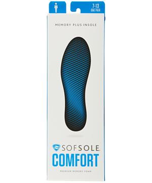Sof Sole Men S Memory Plus Comfort Insole Hibbett City Gear