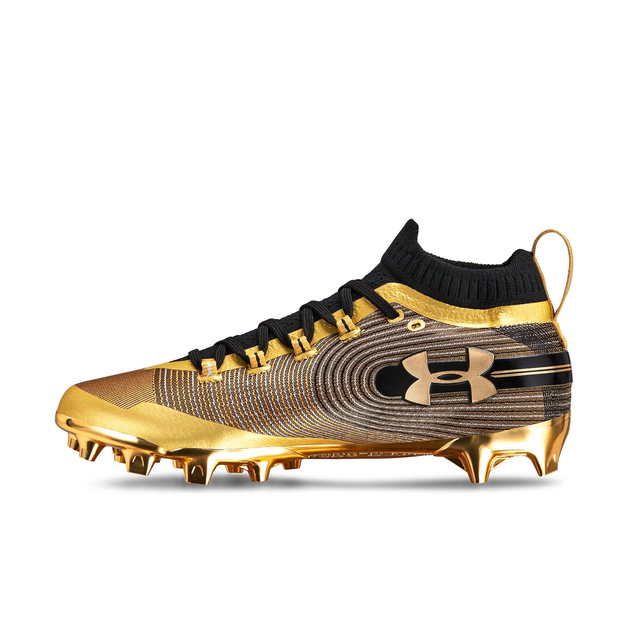 all gold football cleats