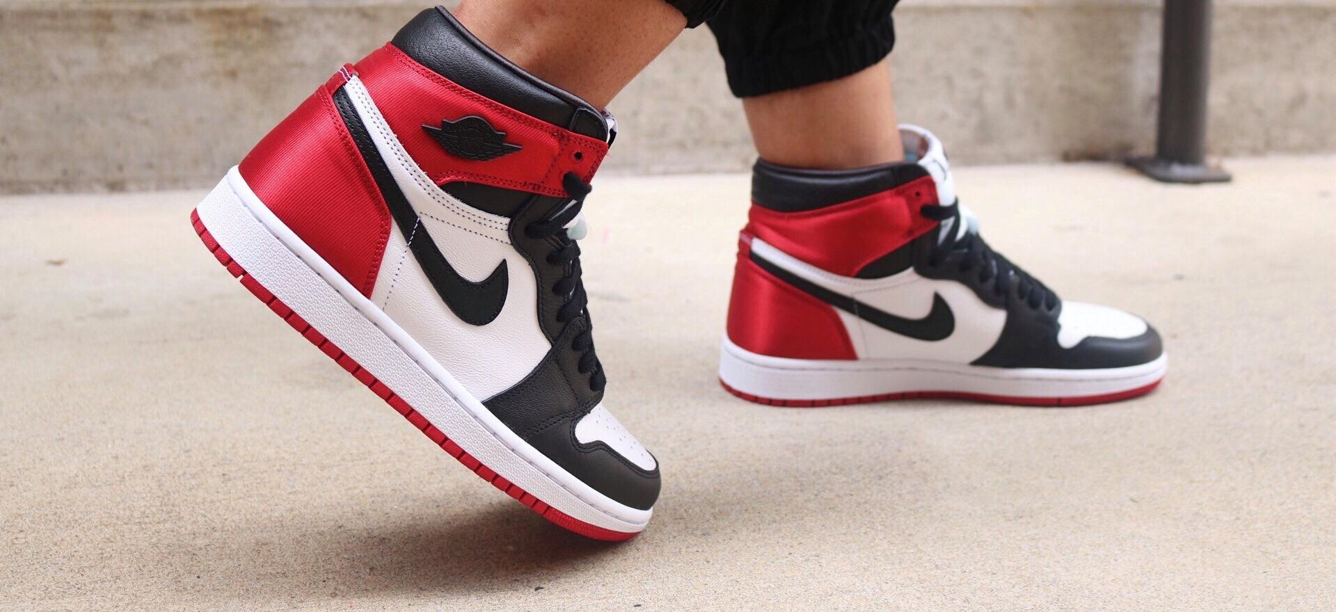 Satin black toe 1s grade clearance school