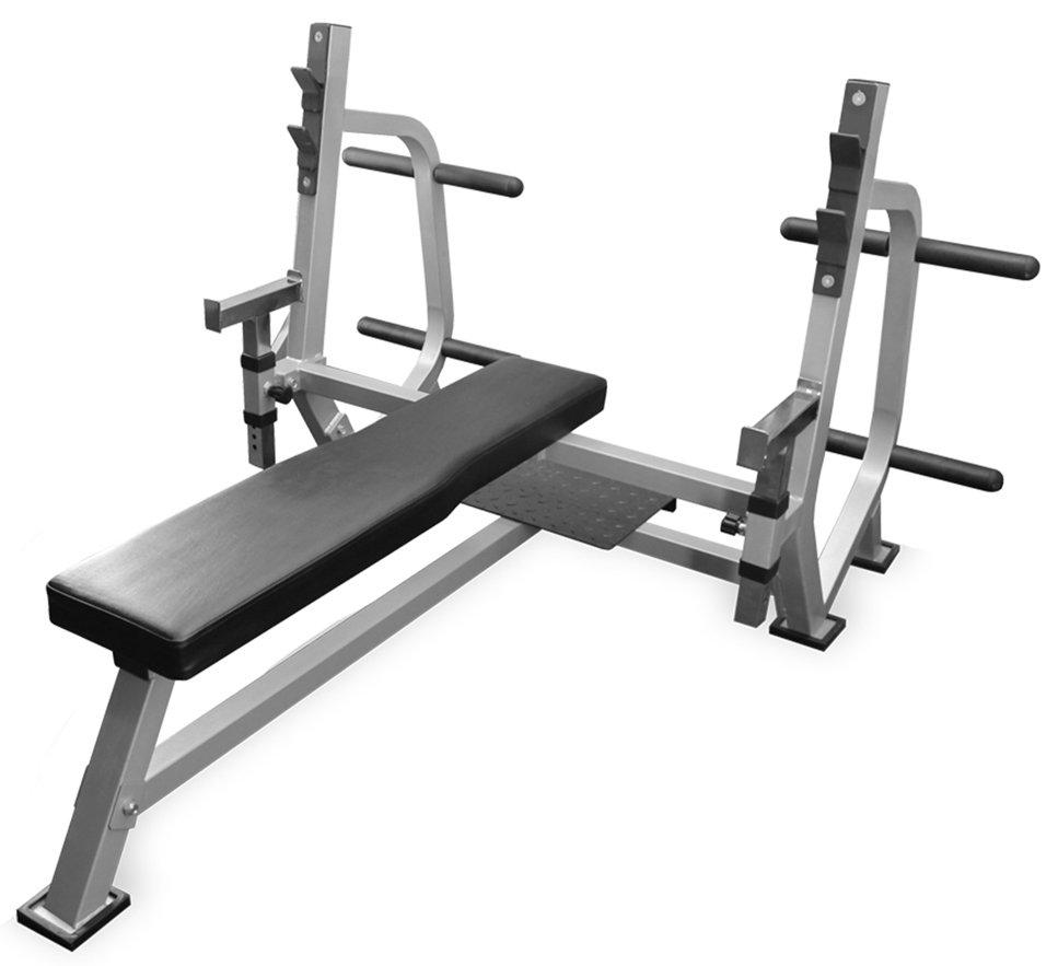 Valor Fitness Olympic Weight Bench With Spotter Stand Hibbett
