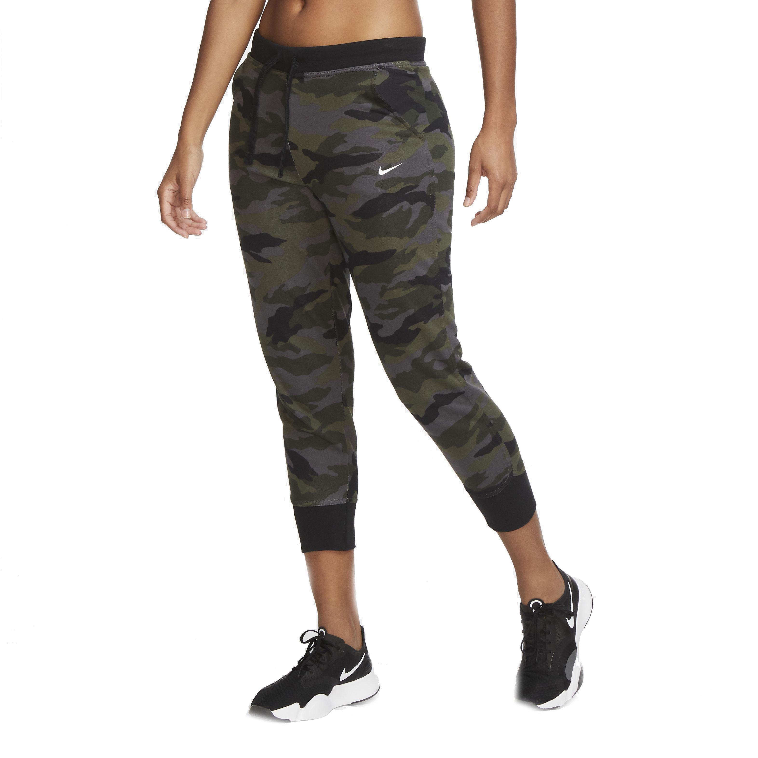 men's tapered camo training pants