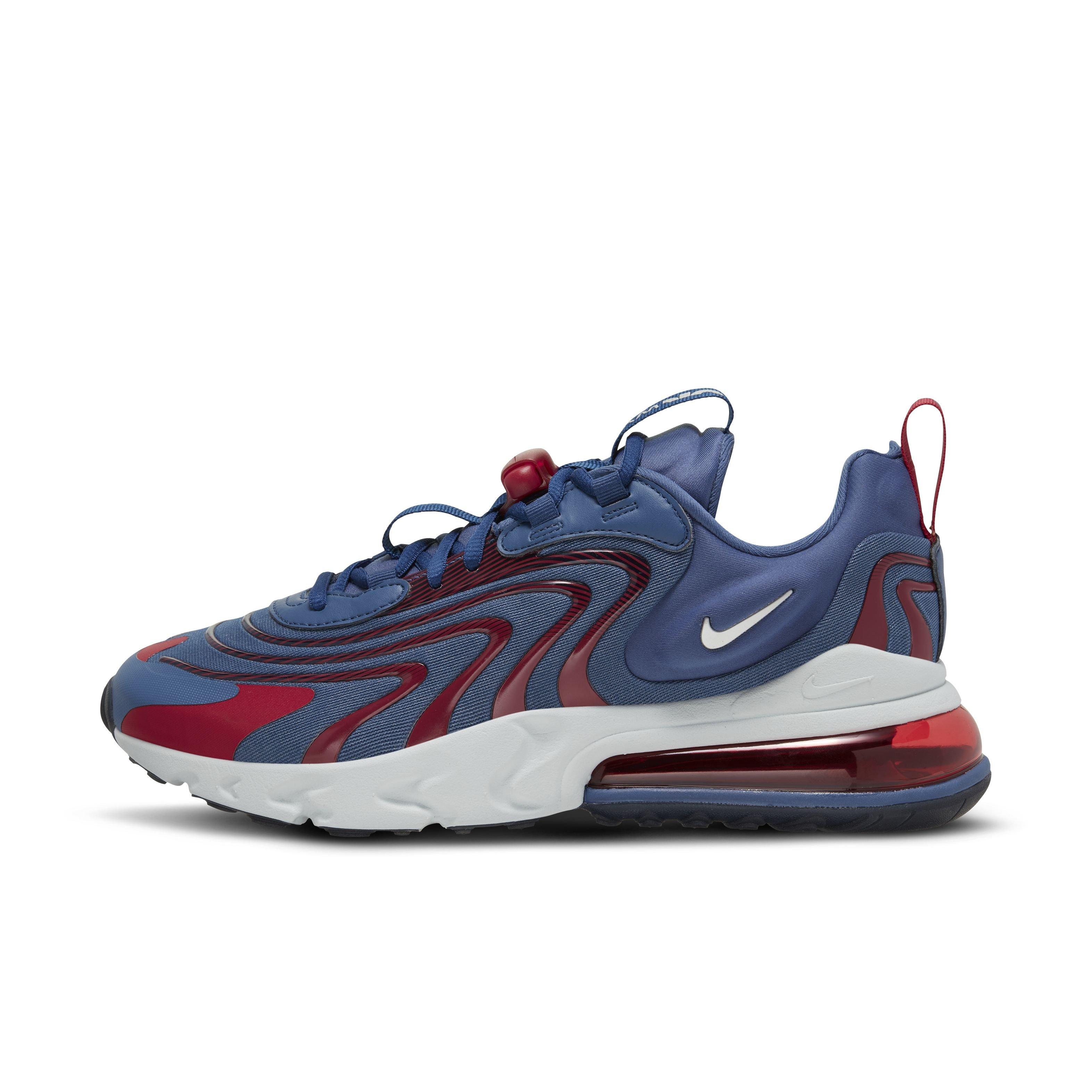 Nike Air Max 270 React Eng Mystic Navy Cardinal Red Coastal Blue Metallic Silver Men S Shoe Hibbett City Gear