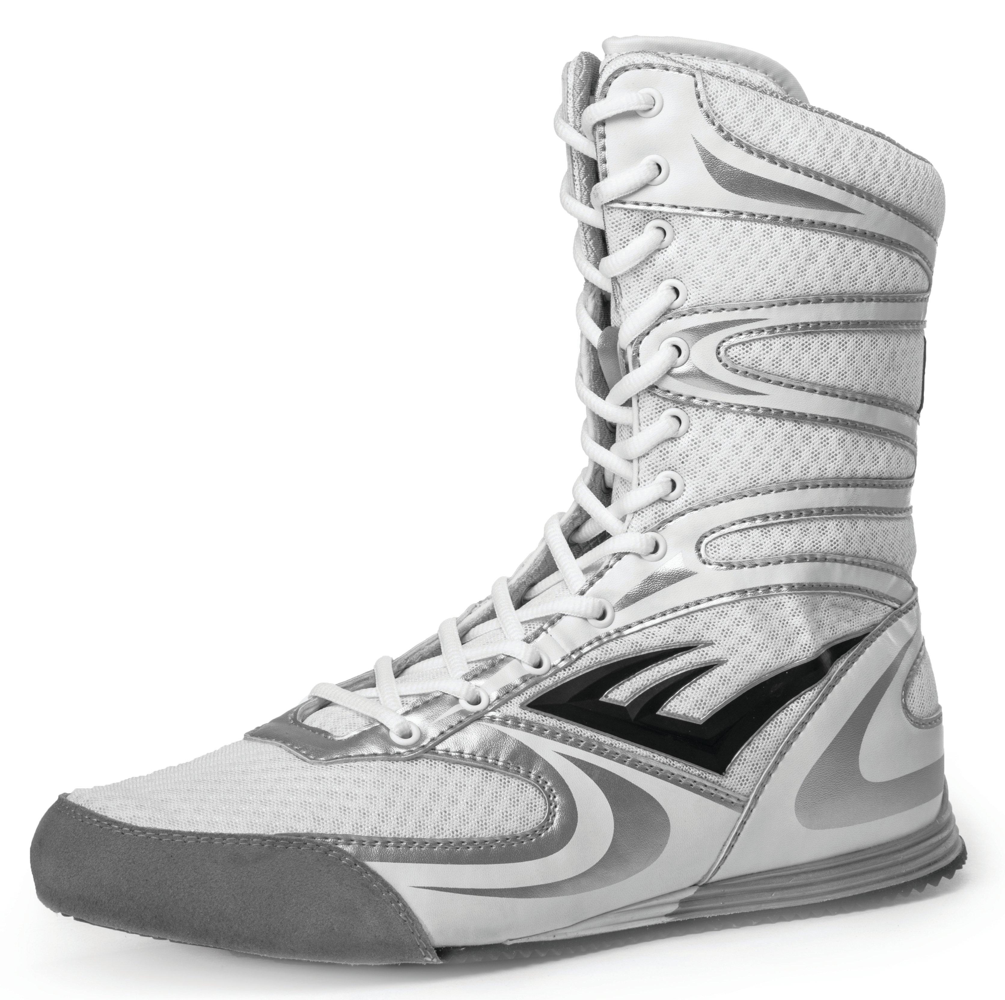 white boxing shoes