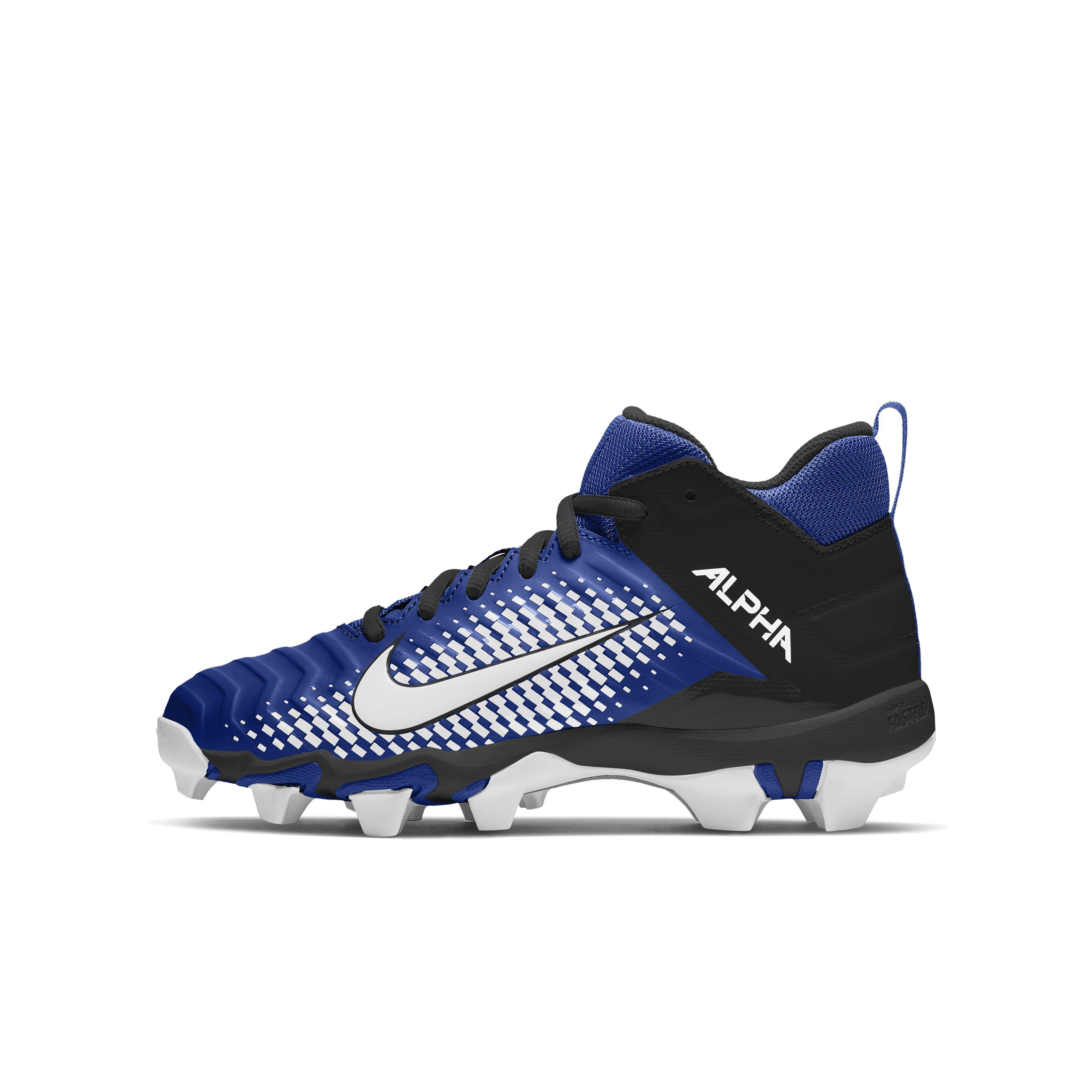 boys blue football cleats