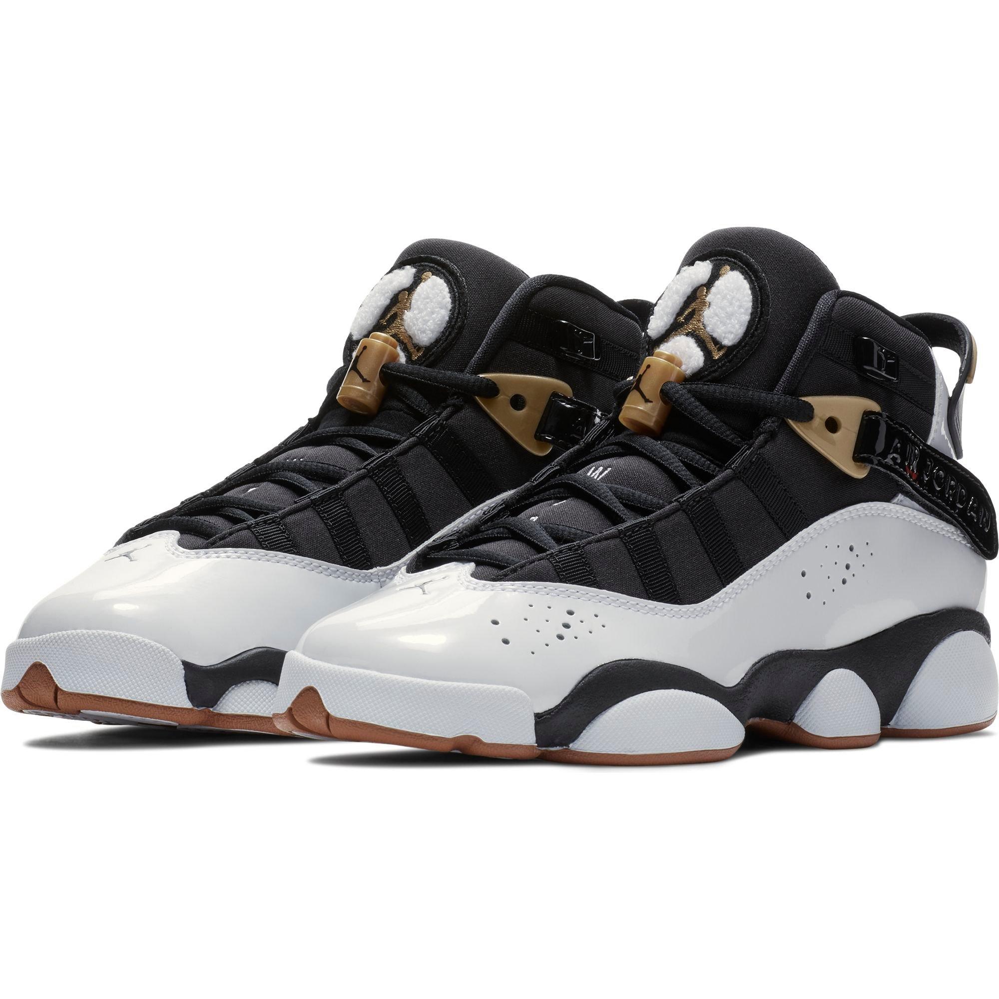 jordan 6 rings white gold