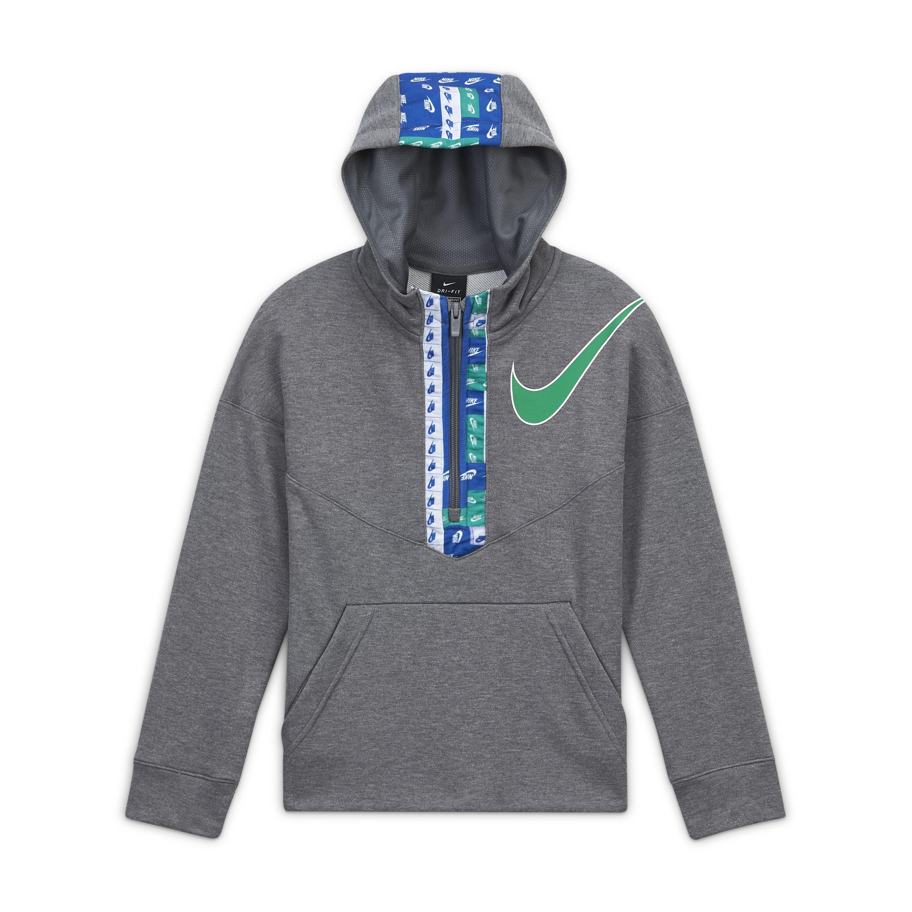 kids nike half zip