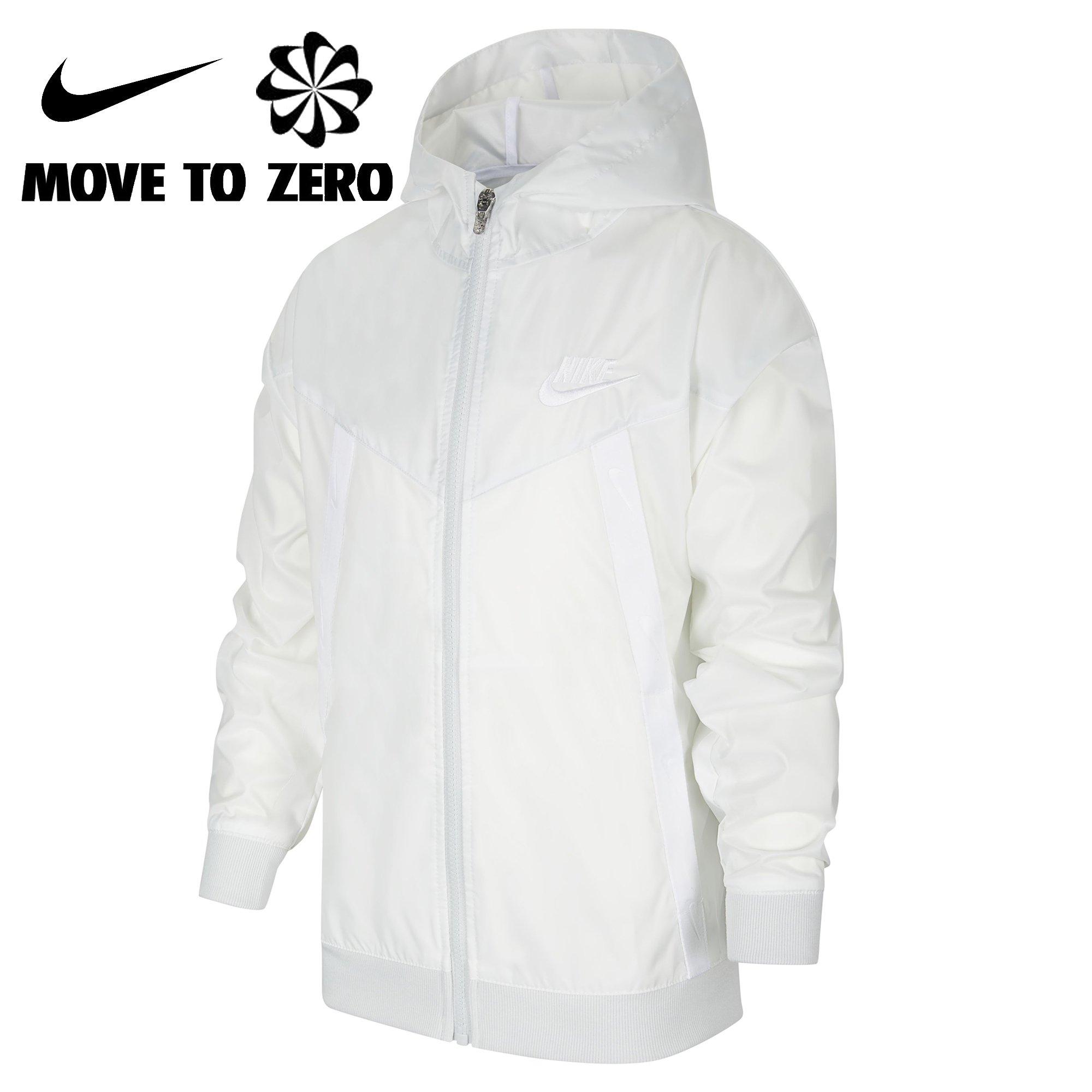 nike sportswear windrunner white