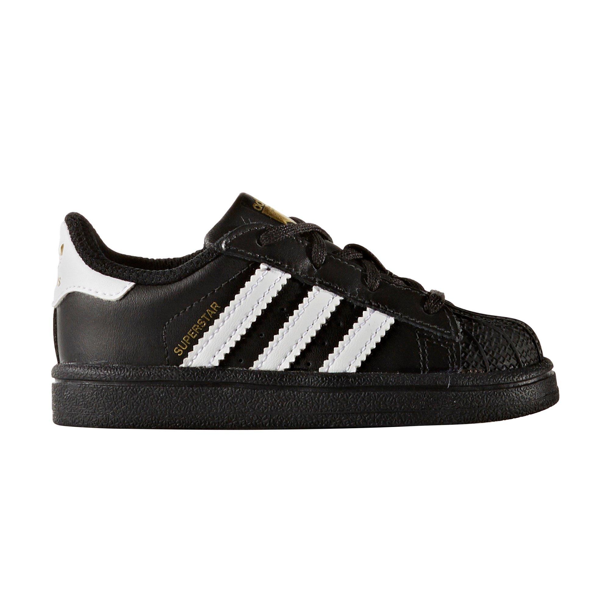 adidas superstar toddler black