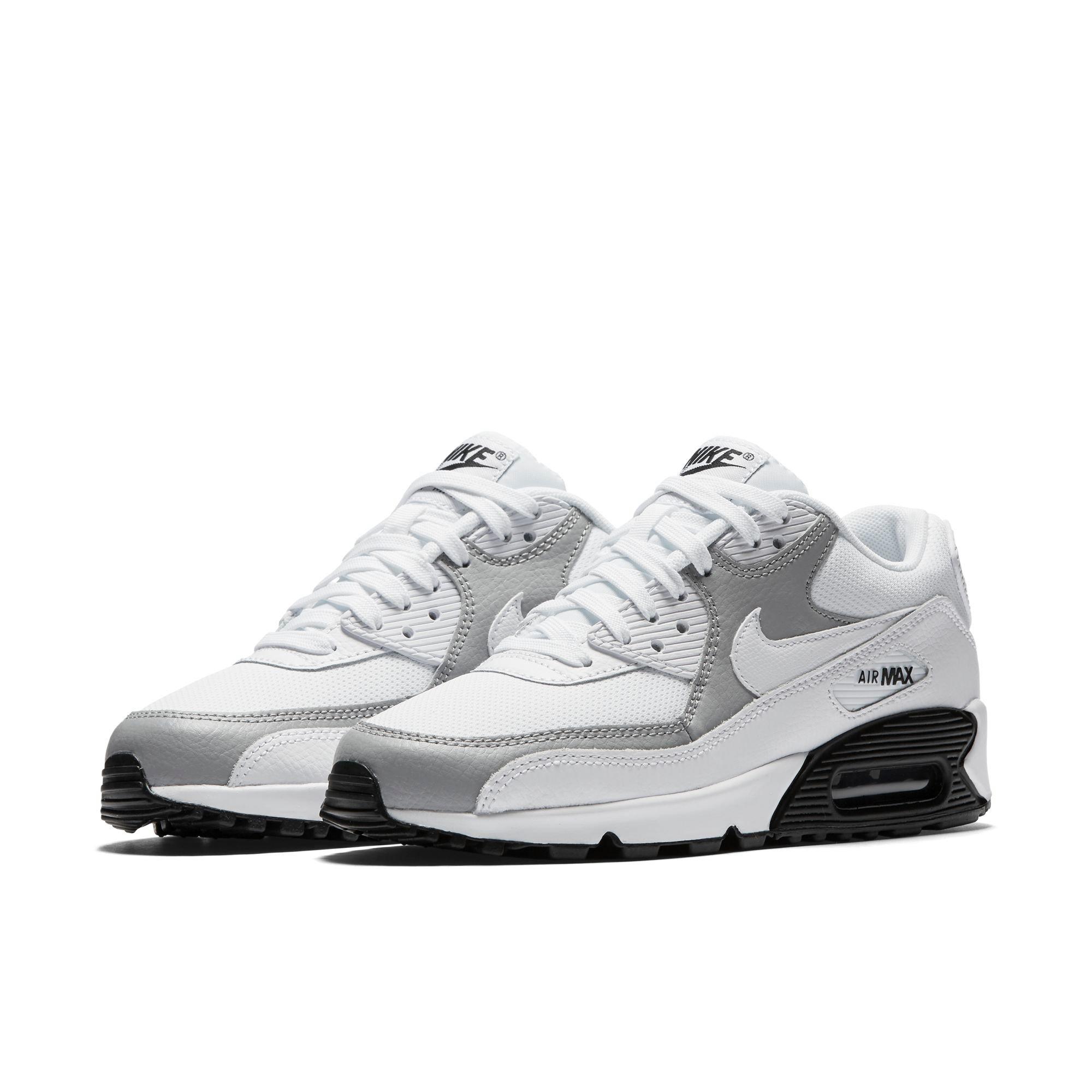 nike air max white grey and black