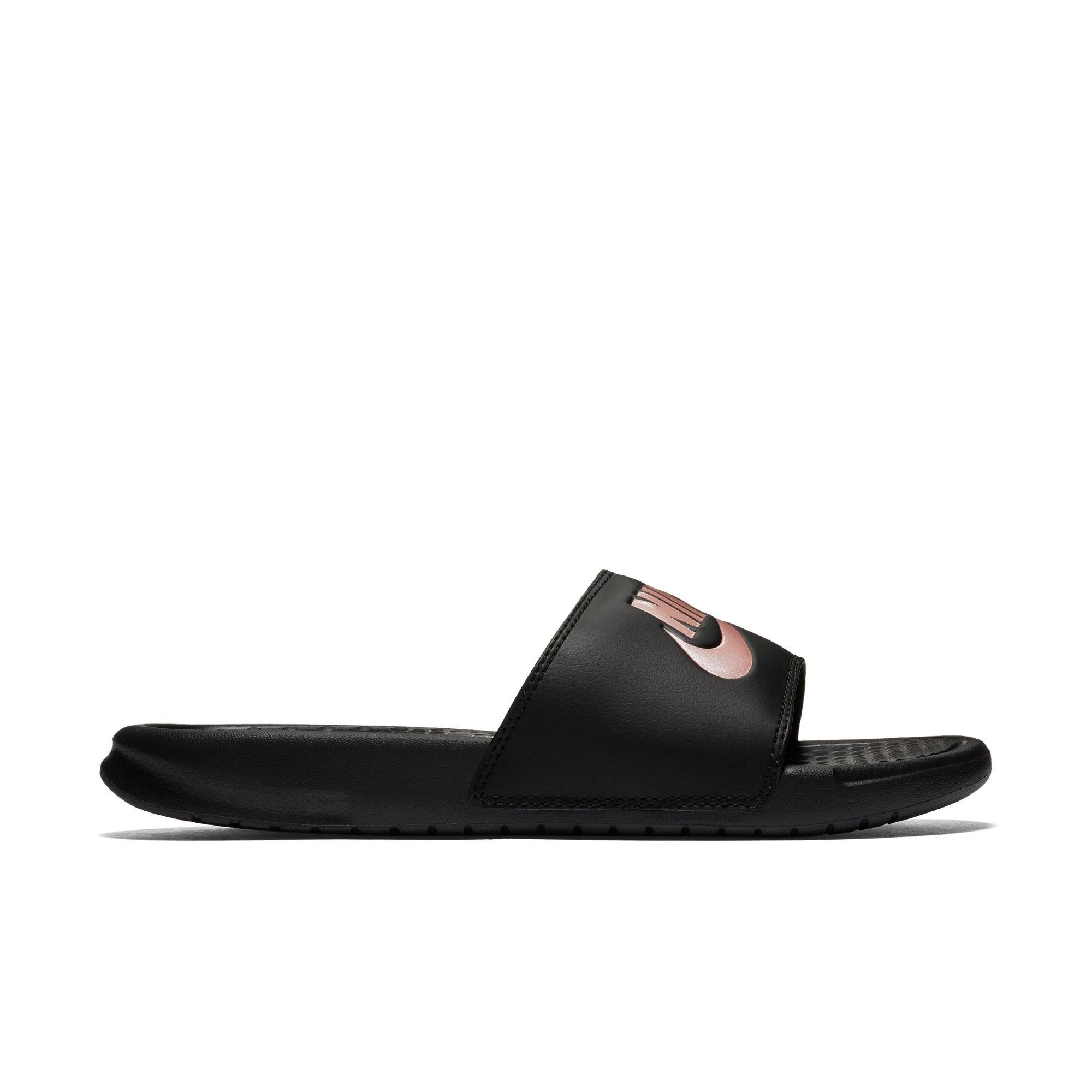 nike benassi black gold