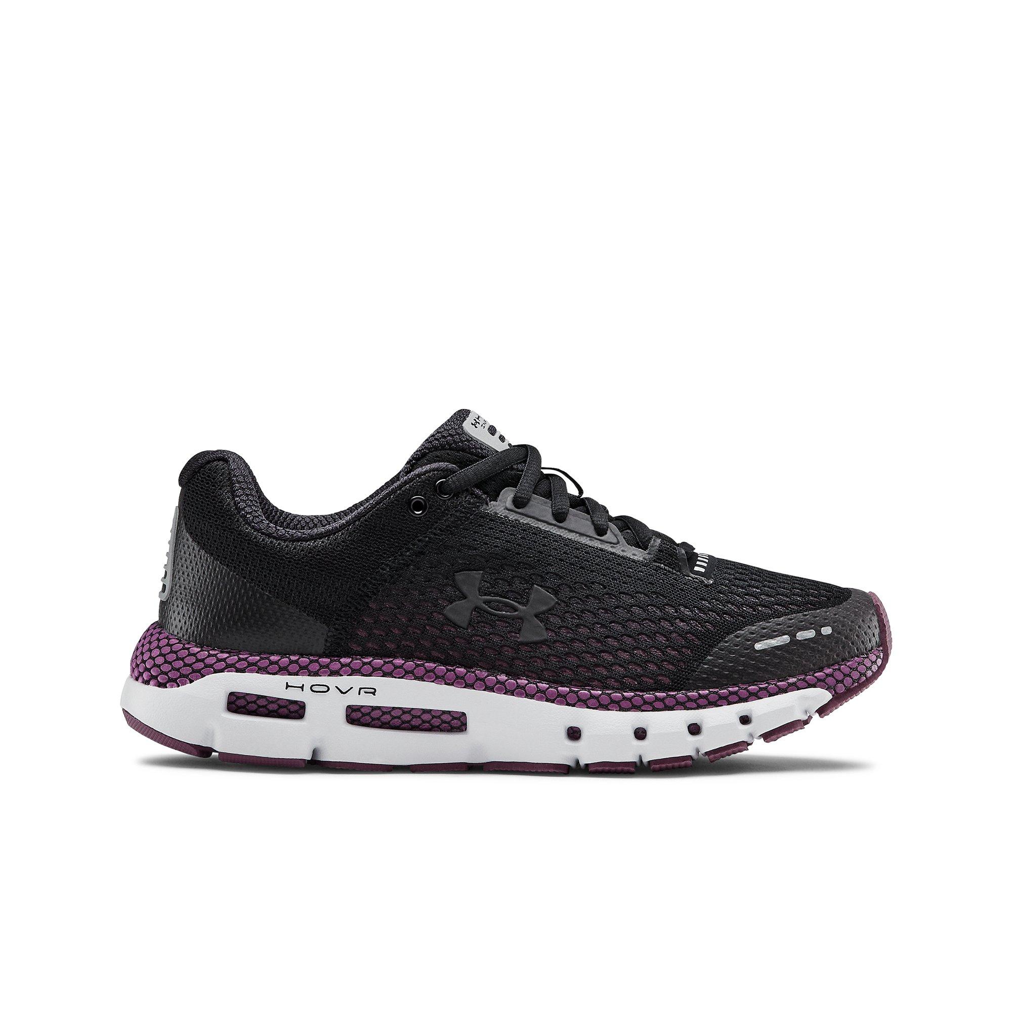 under armour women's running shoes black and white