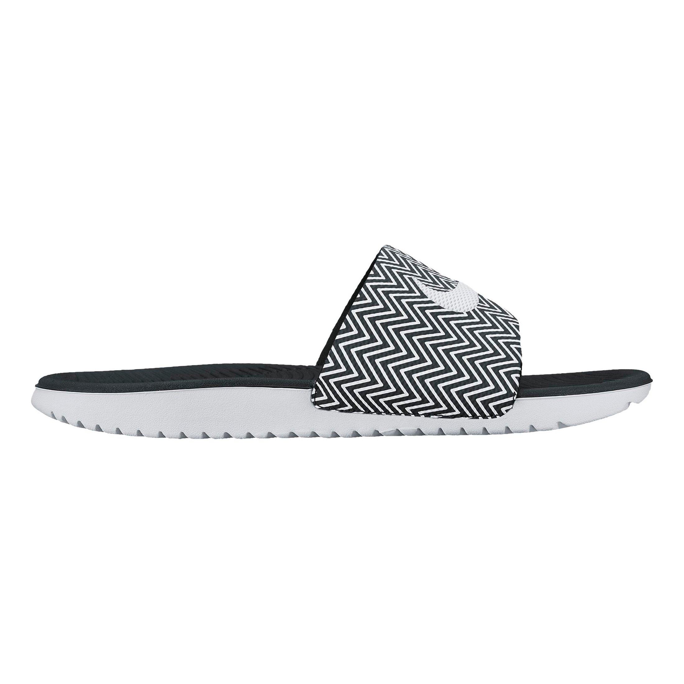 nike women's kawa slide grey