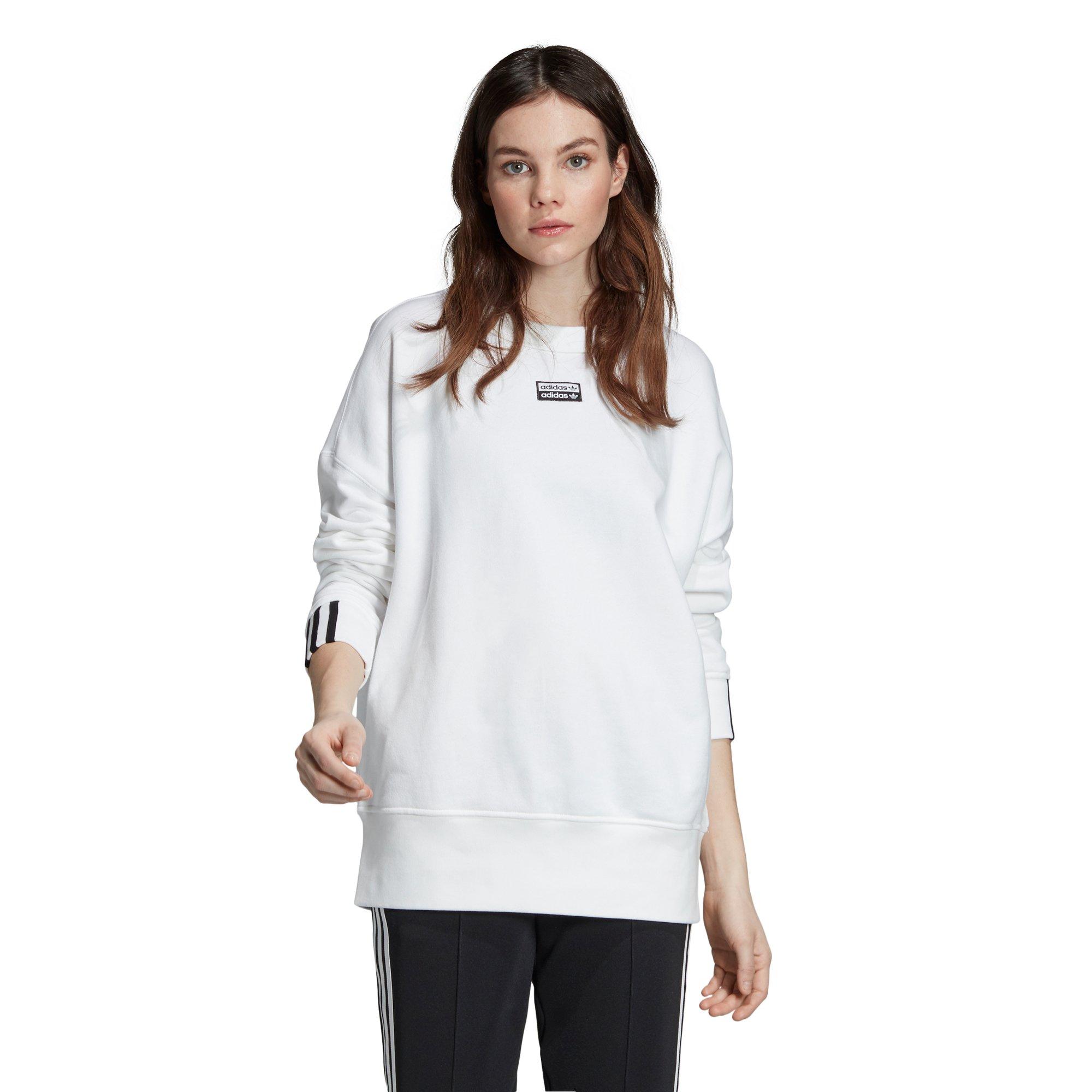 white adidas sweatshirt womens