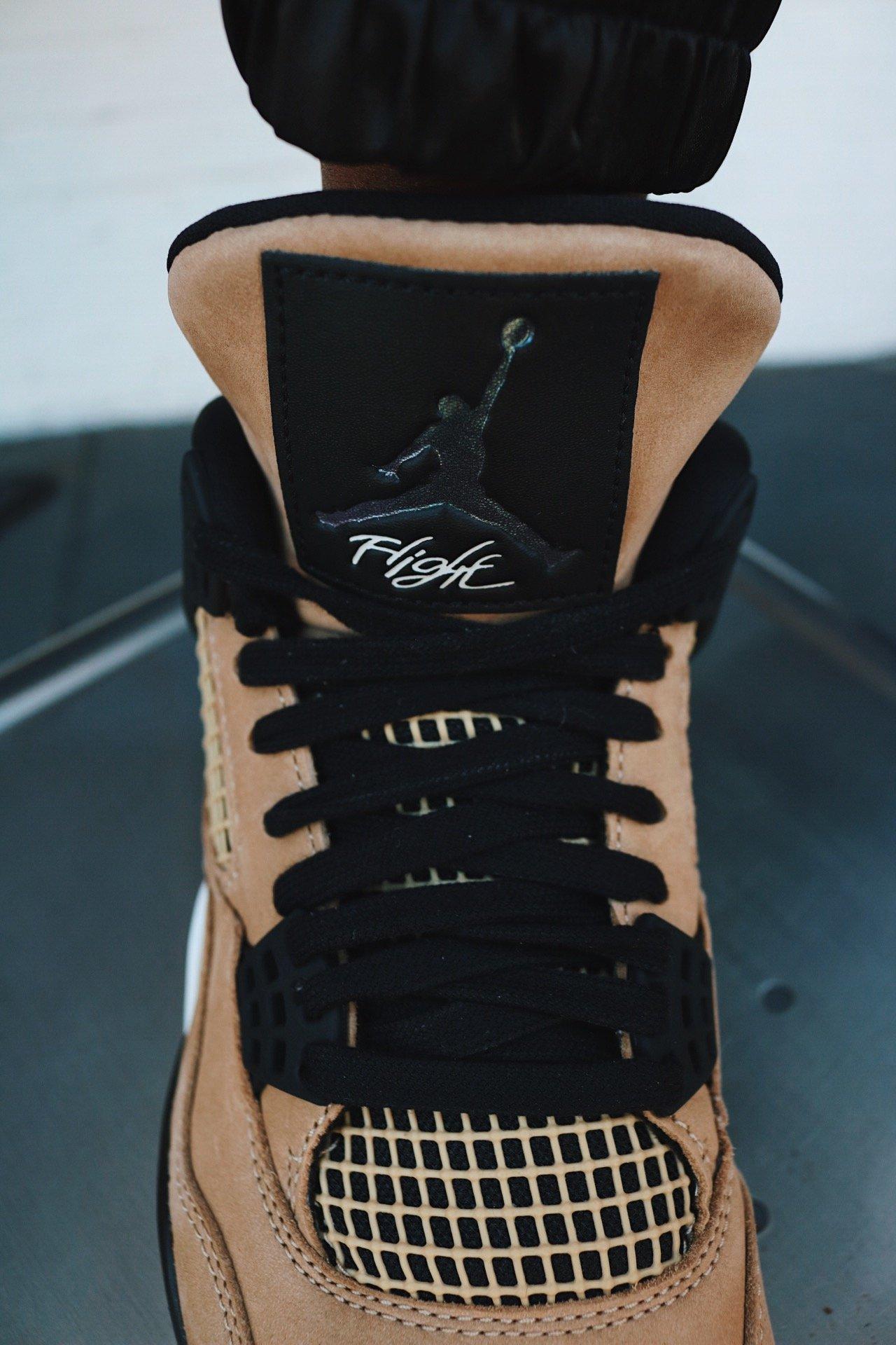 Sneakers Release : Womenu0026#8217;s Air Jordan 4 Retro u0026#8220;Mushroom /Fossilu0026#8221;