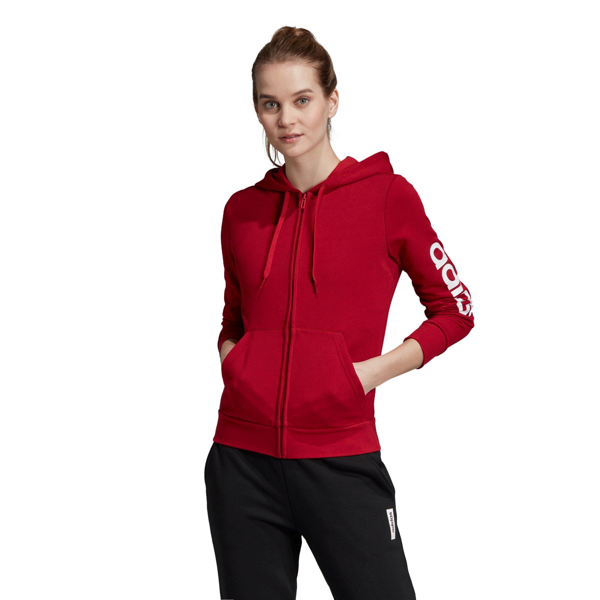 adidas maroon hoodie womens