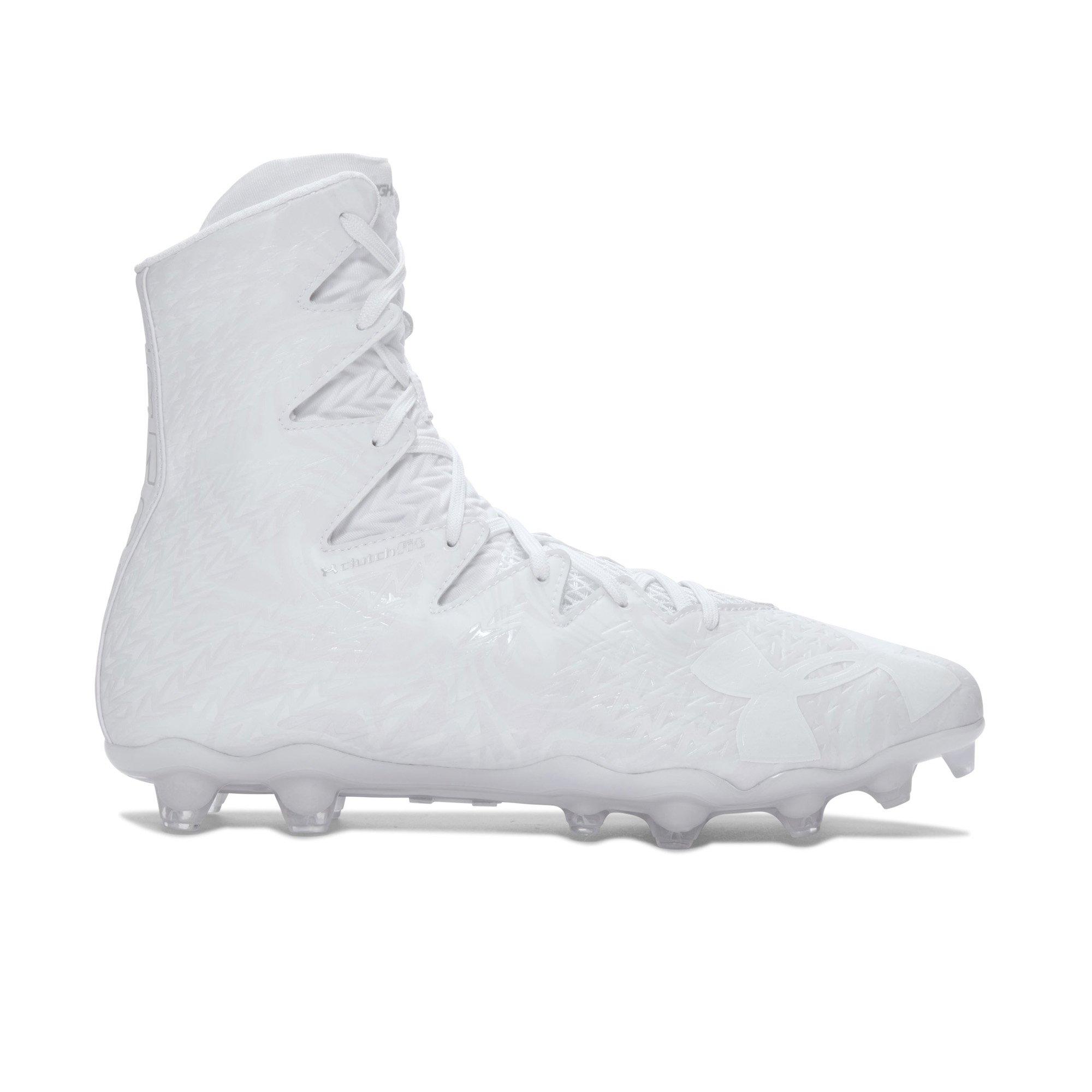 all white under armour highlight cleats