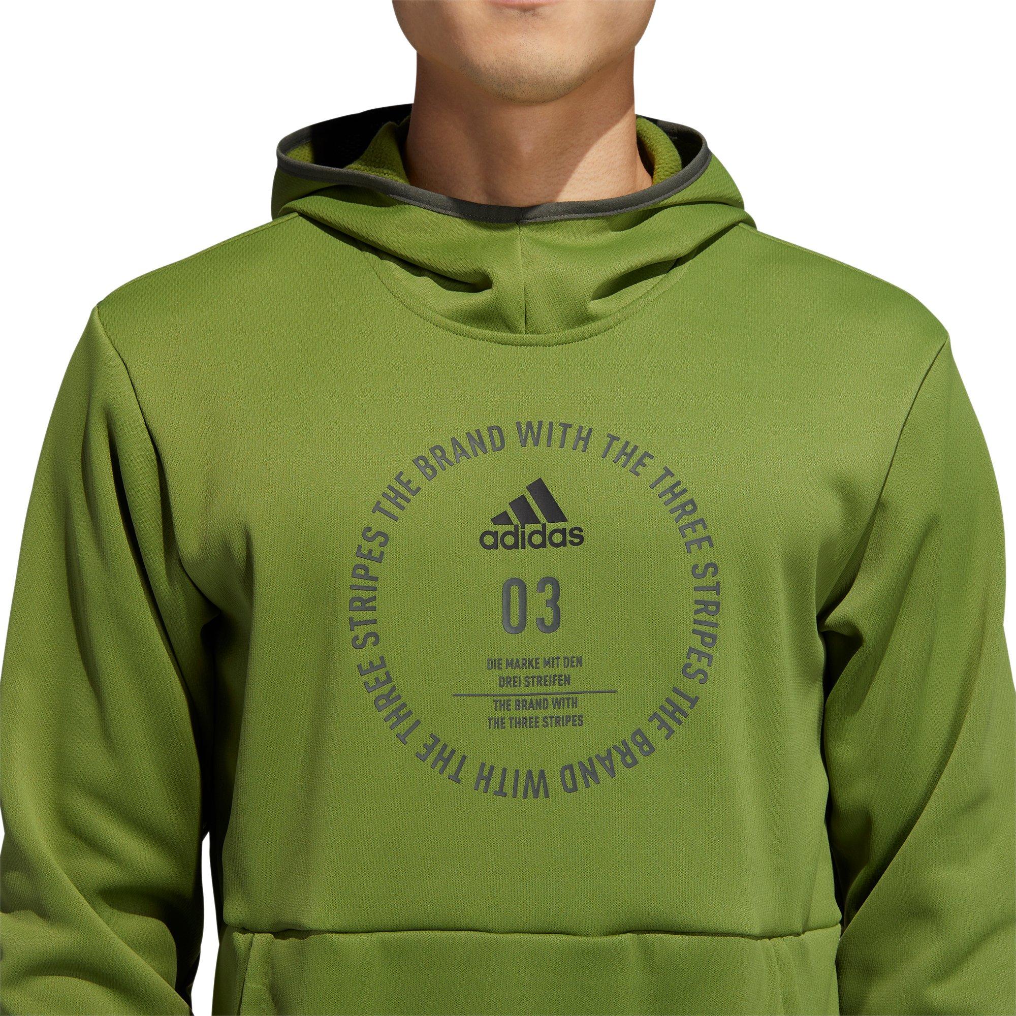 adidas men's team issue badge of sport graphic hoodie