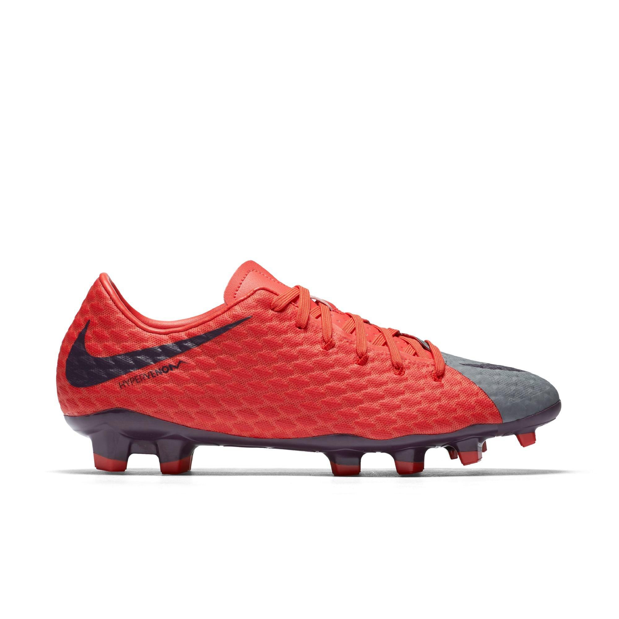 nike hypervenom red and gray