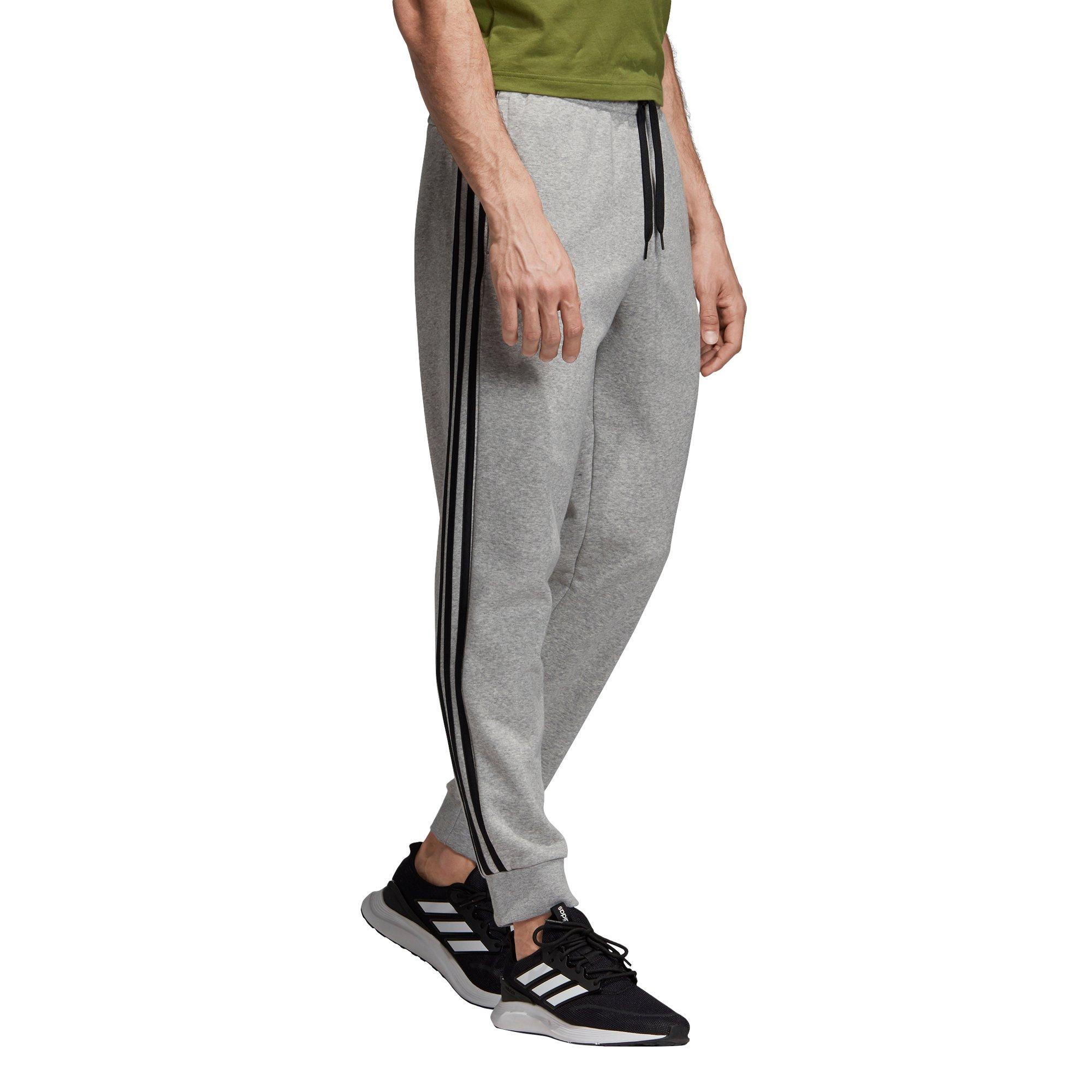 adidas men's essentials 3s tapered and cuffed pant
