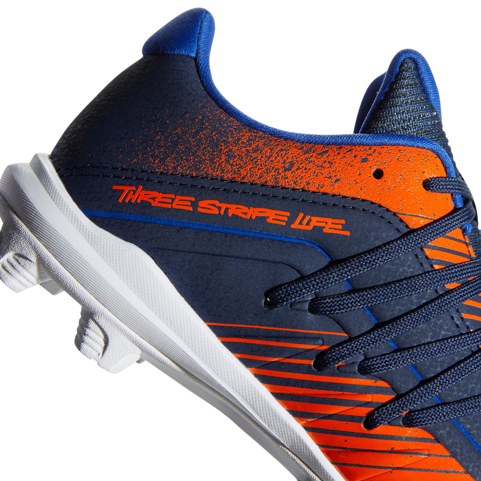 orange and navy baseball cleats