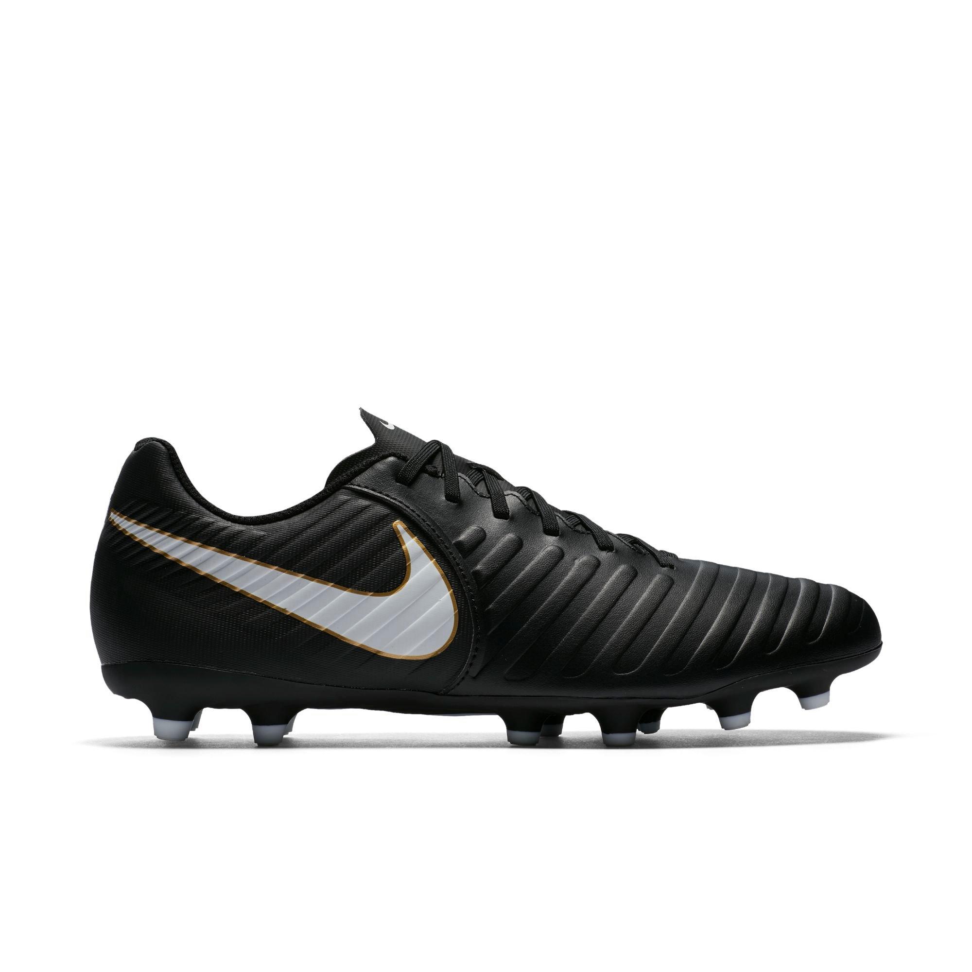 nike tiempo black gold