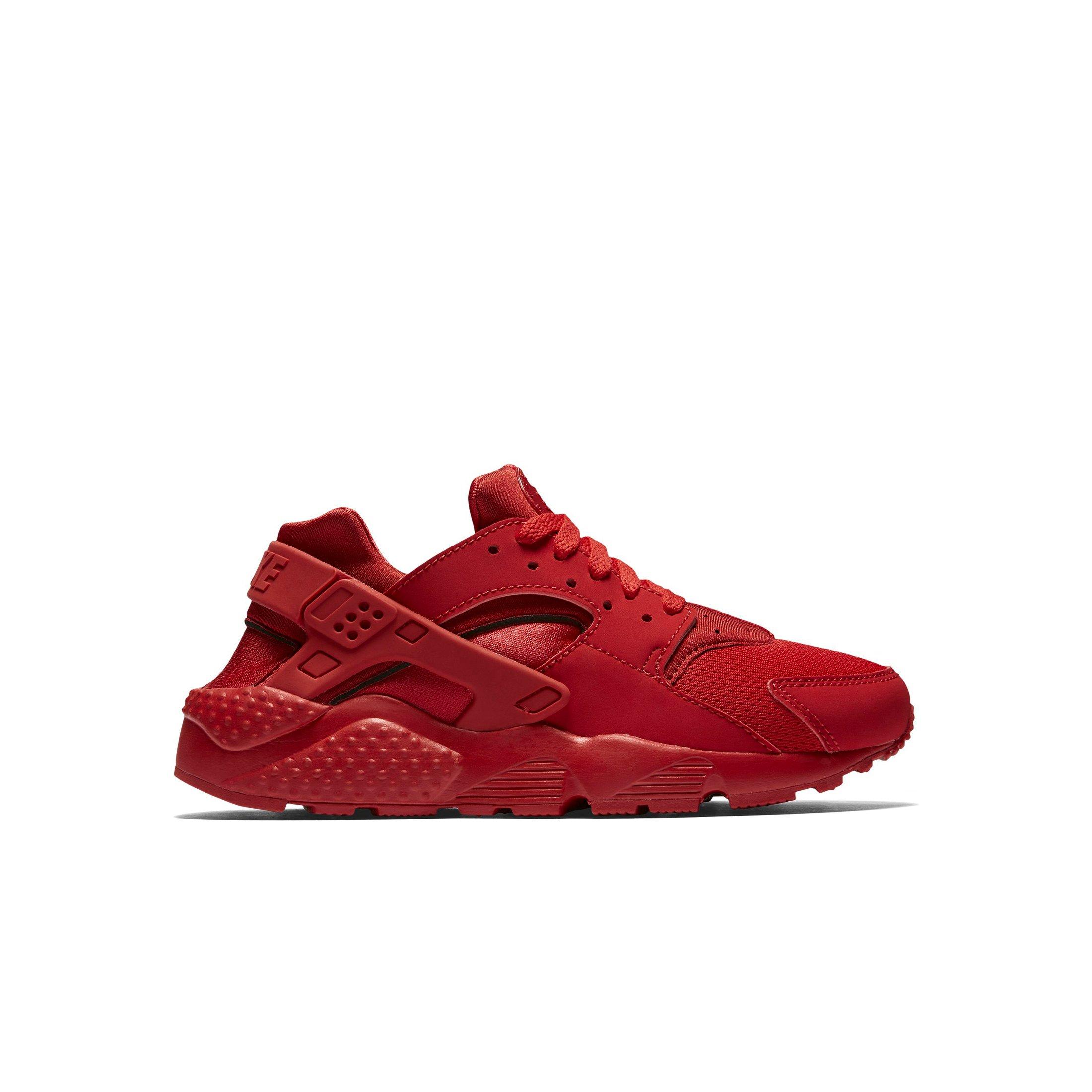 triple red huaraches mens