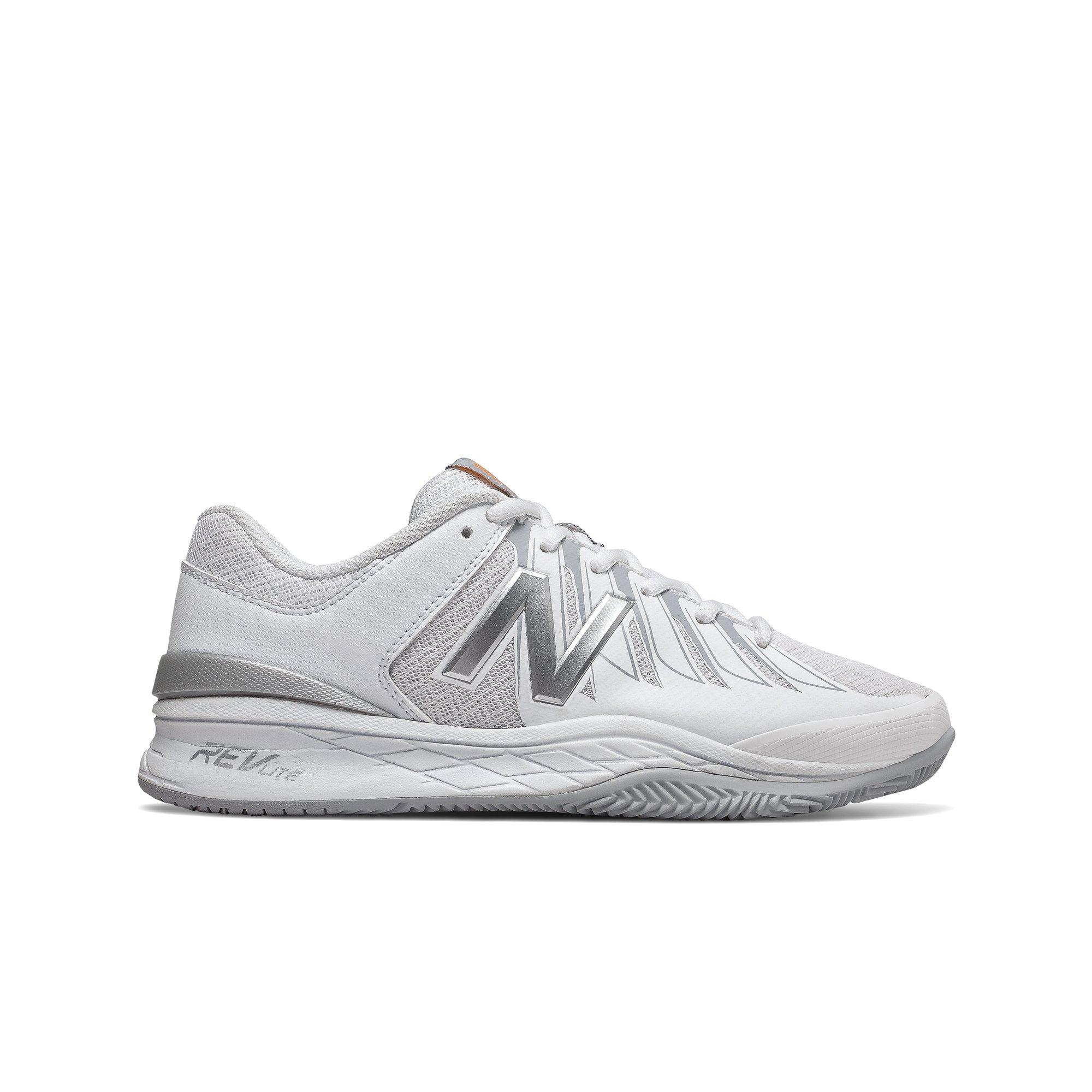 New Balance Women's Silver and White 1006 Tennis Shoes - Hibbett | City Gear