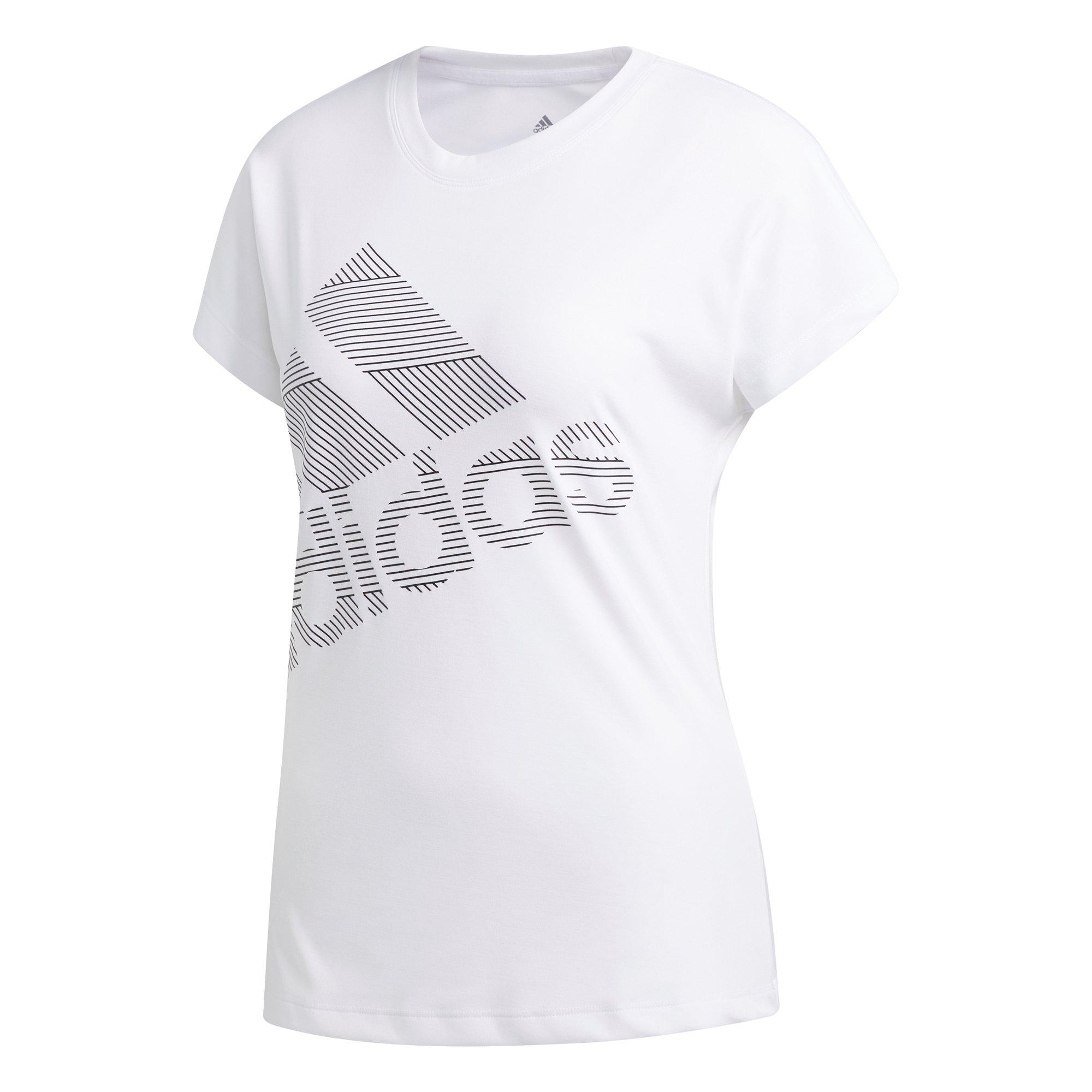 adidas women's badge of sport logo tee