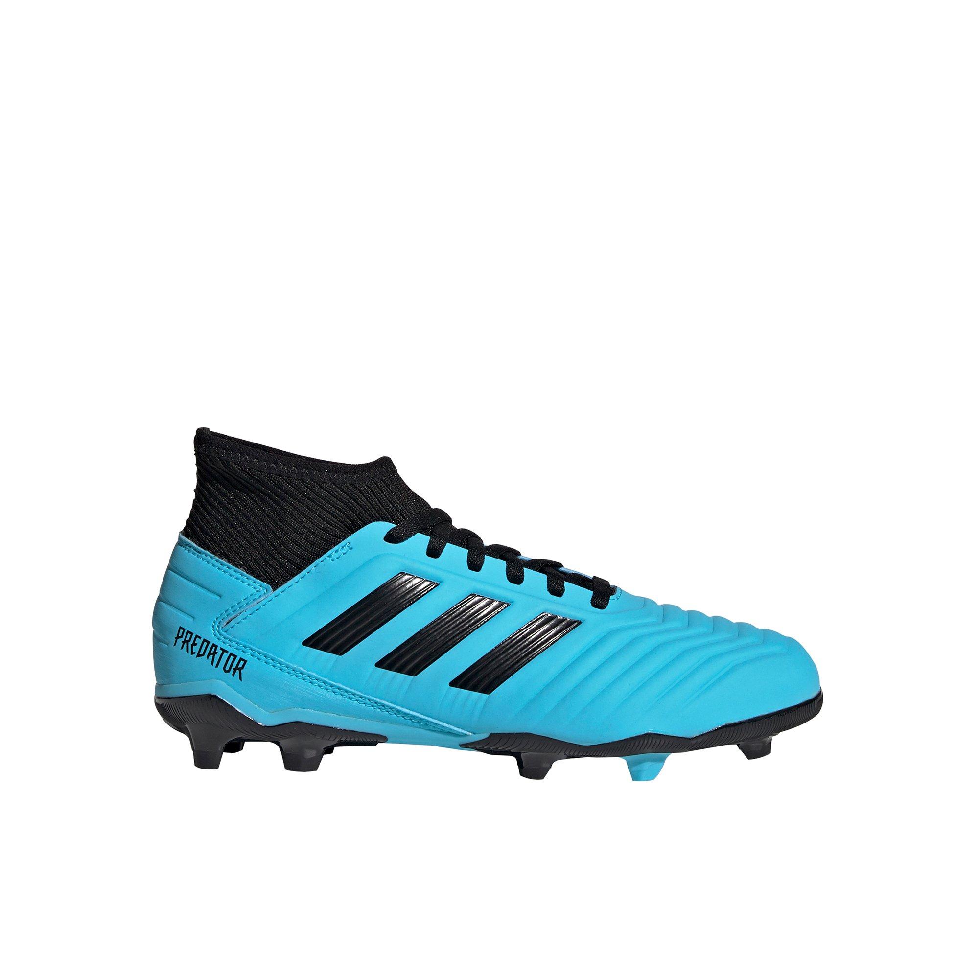 kids blue soccer cleats