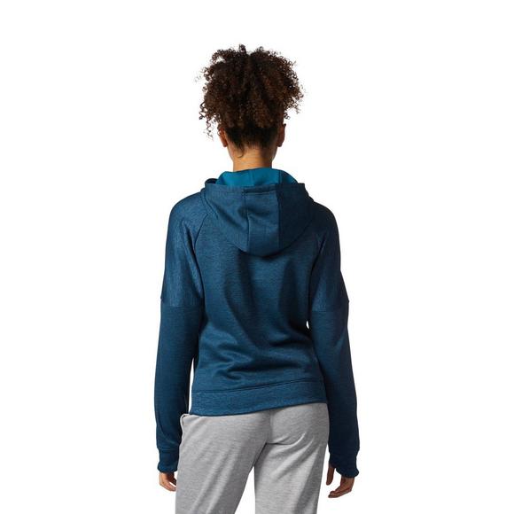 adidas Women's Team Issue Fleece Pullover Logo Hoodie adidas Women's Team Issue Fleece Pullover Logo Hoodie