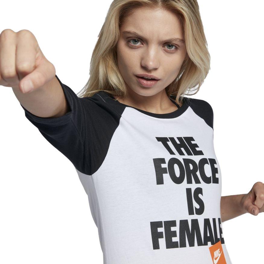 the force is female nike shirt