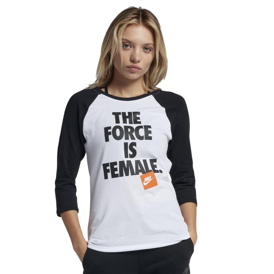 the force is female shirt nike