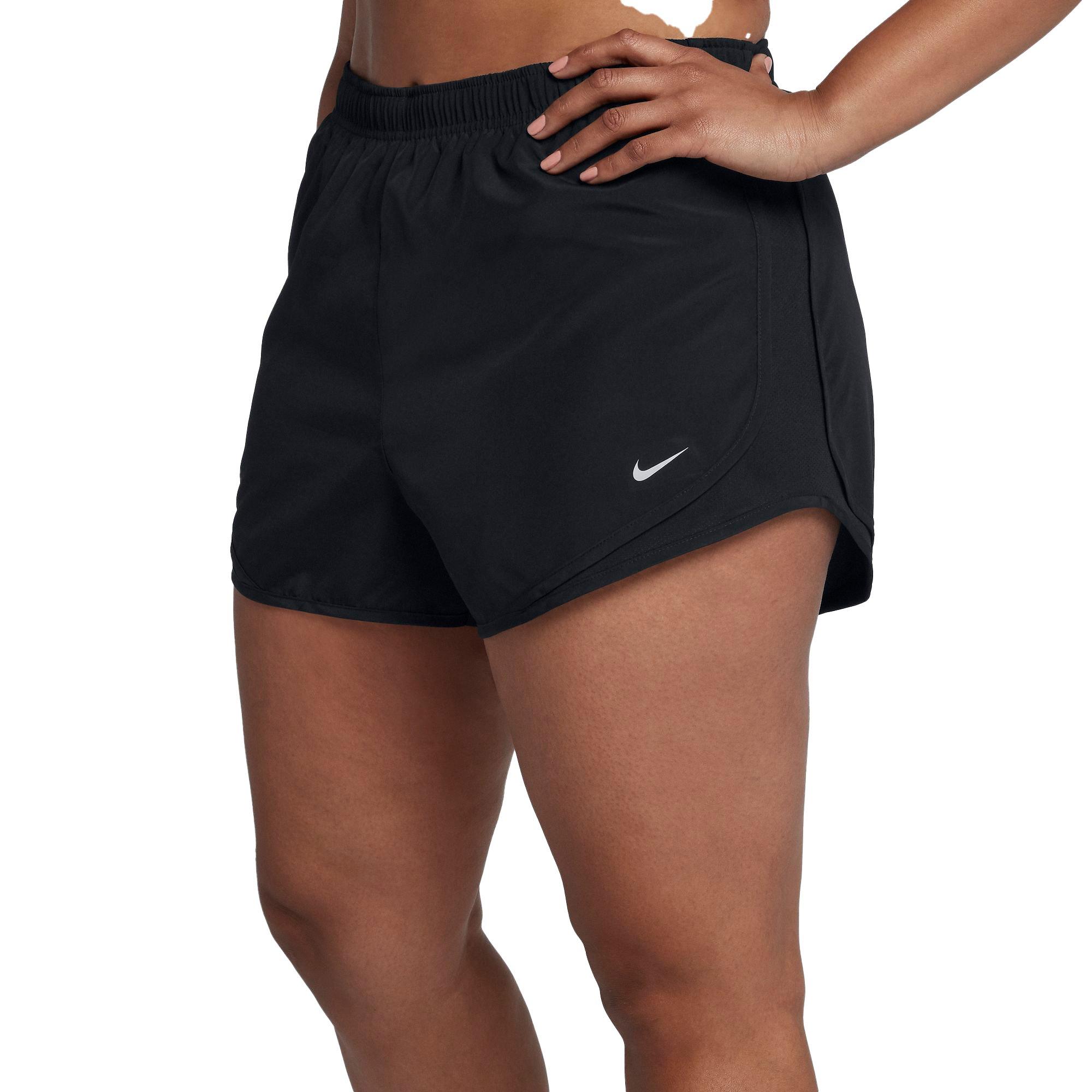 black nike running shorts women's