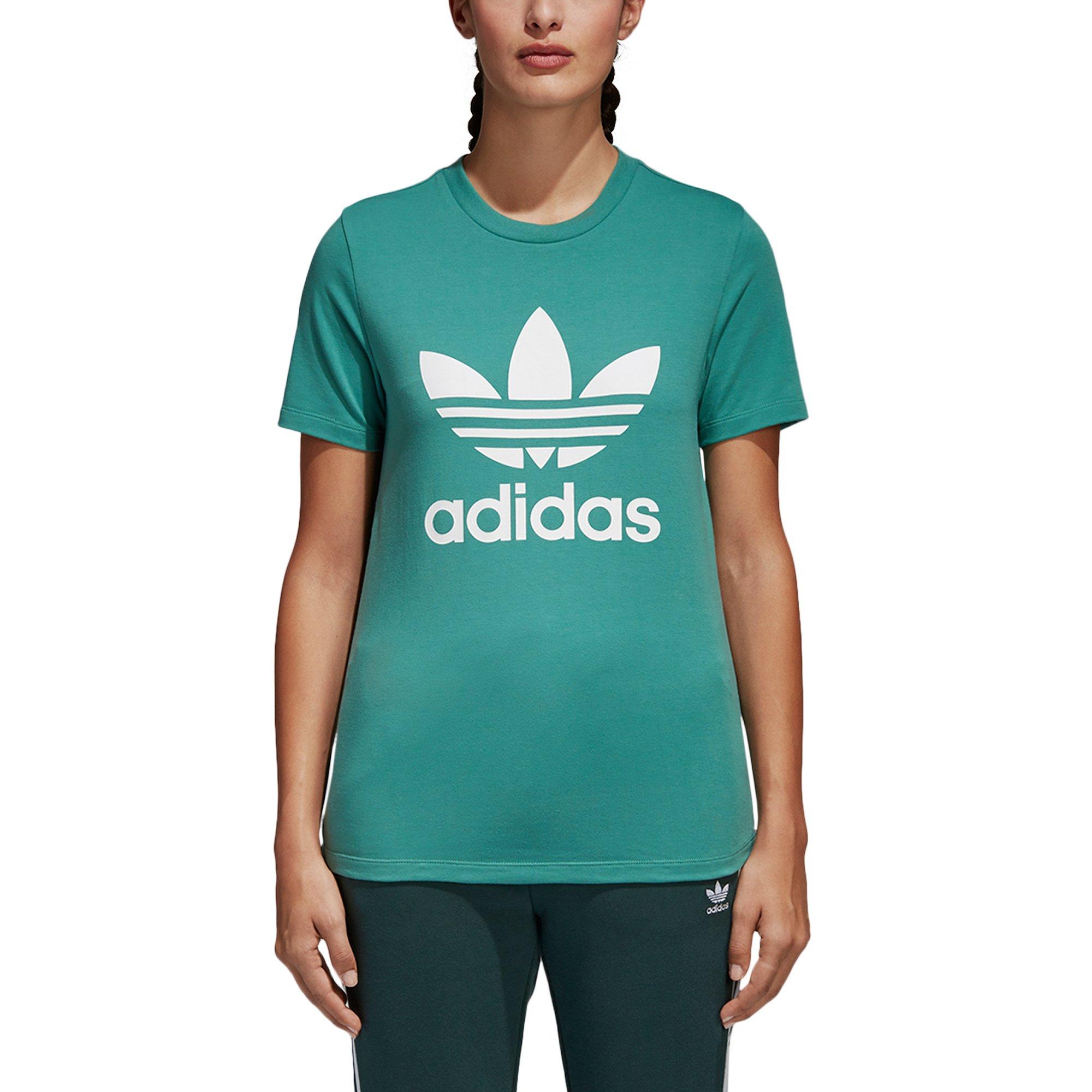 green adidas t shirt women's