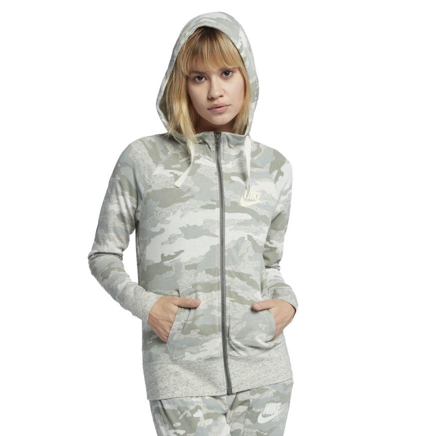 women's nike gym vintage lightweight camo hoodie