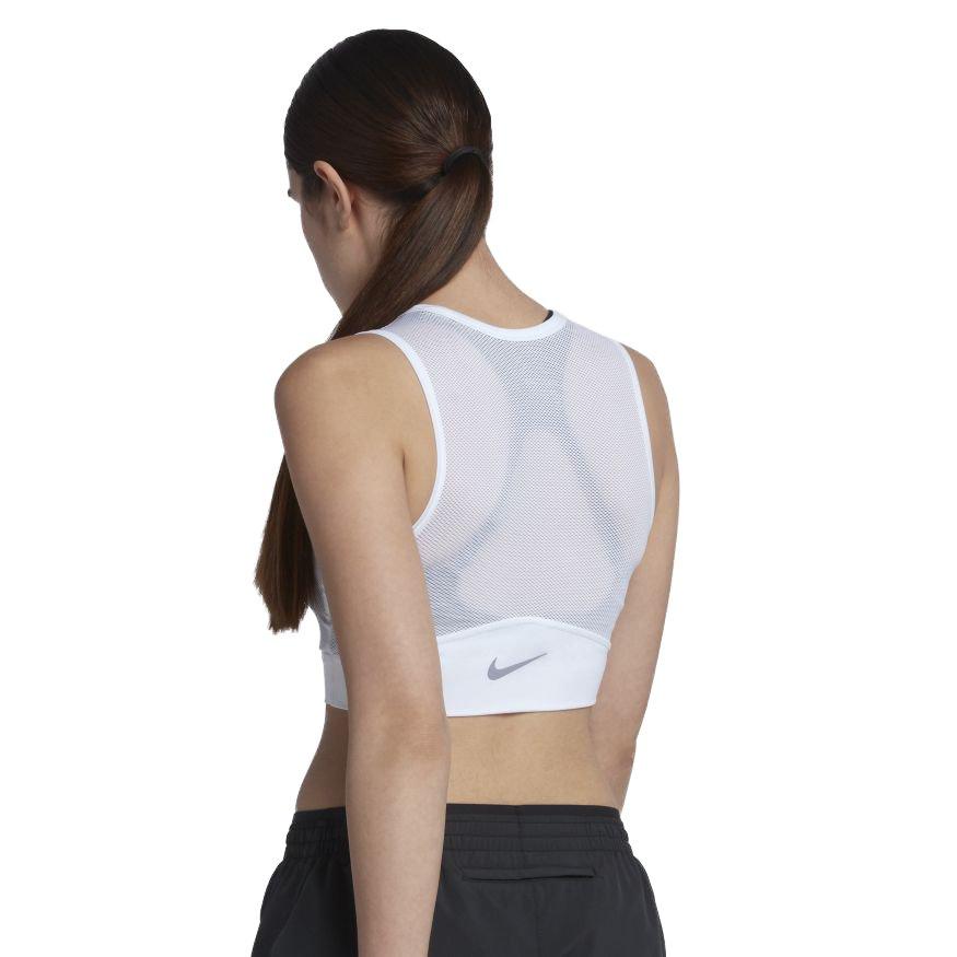 nike miler race crop tank