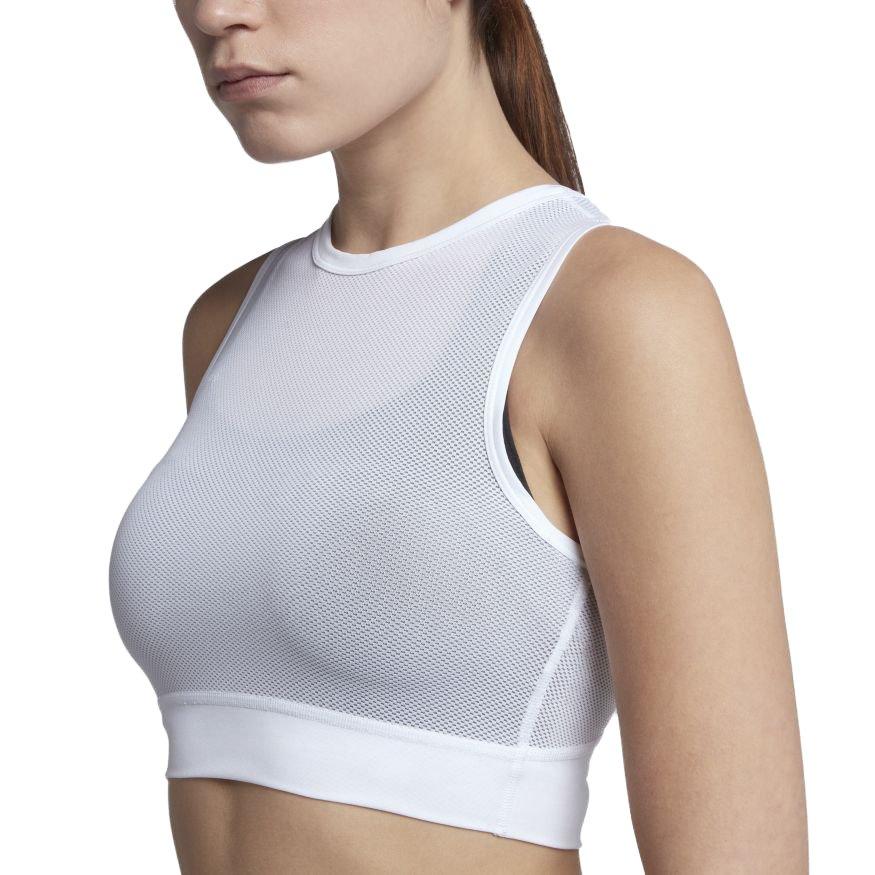 nike miler race crop tank