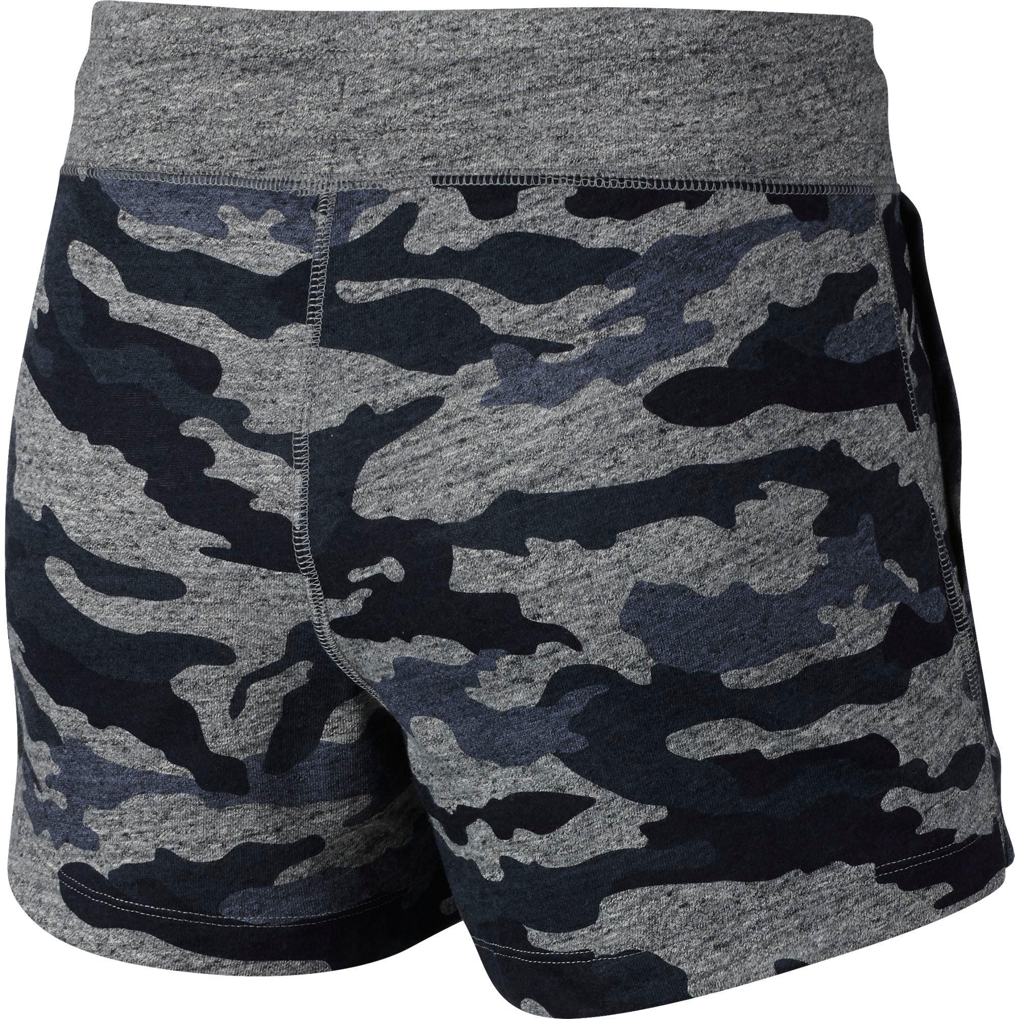 womens nike camo shorts