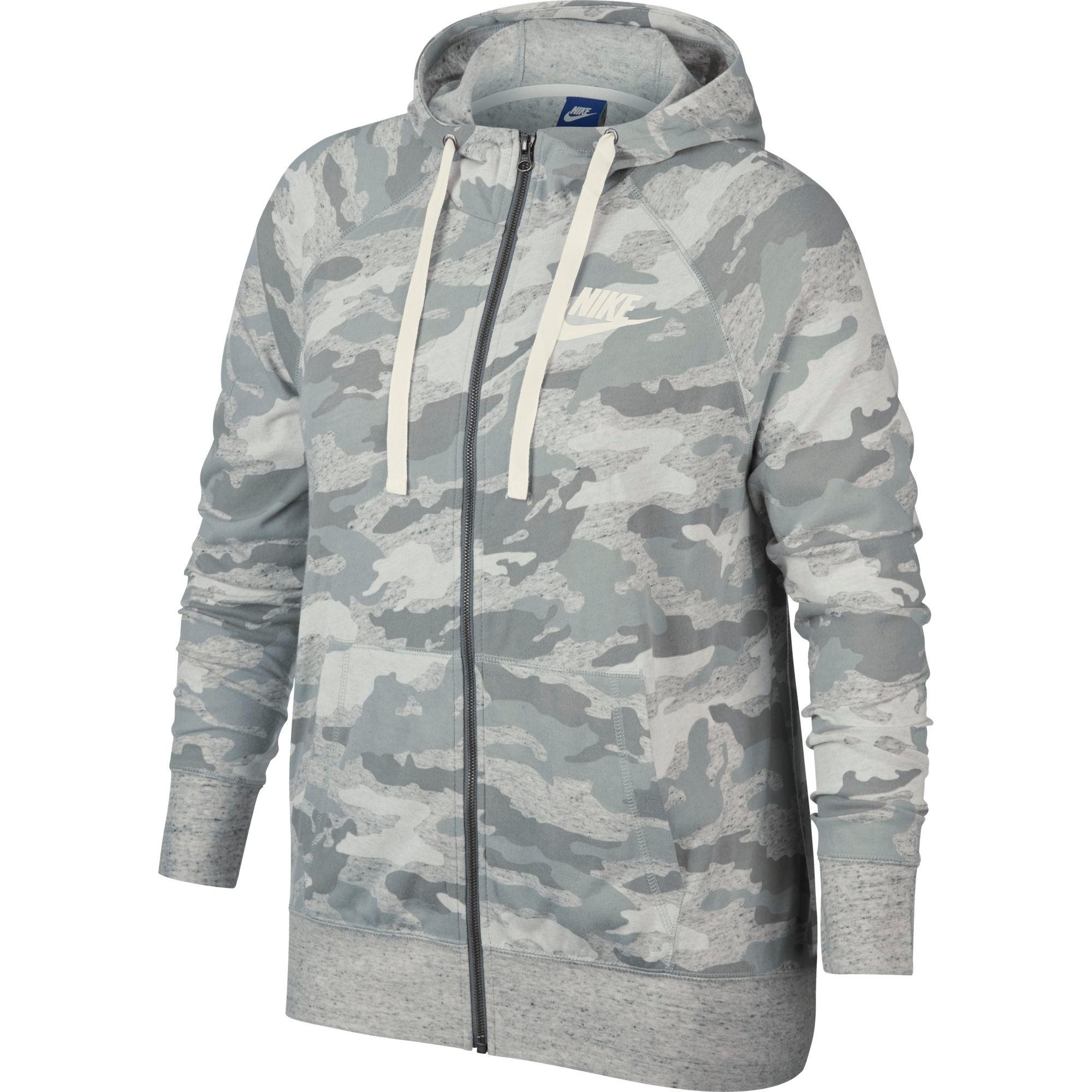 nike camo hoodie womens
