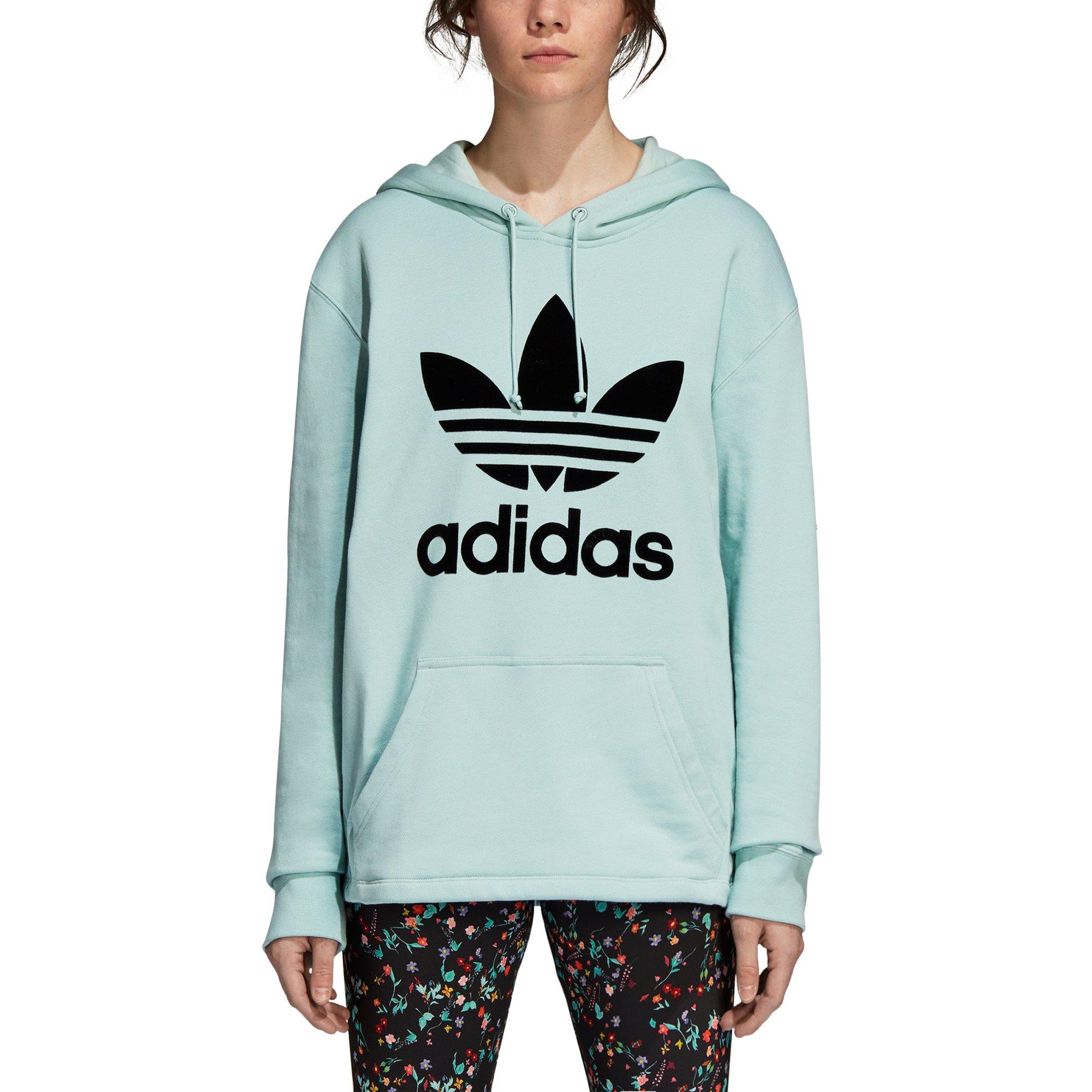 teal adidas hoodie