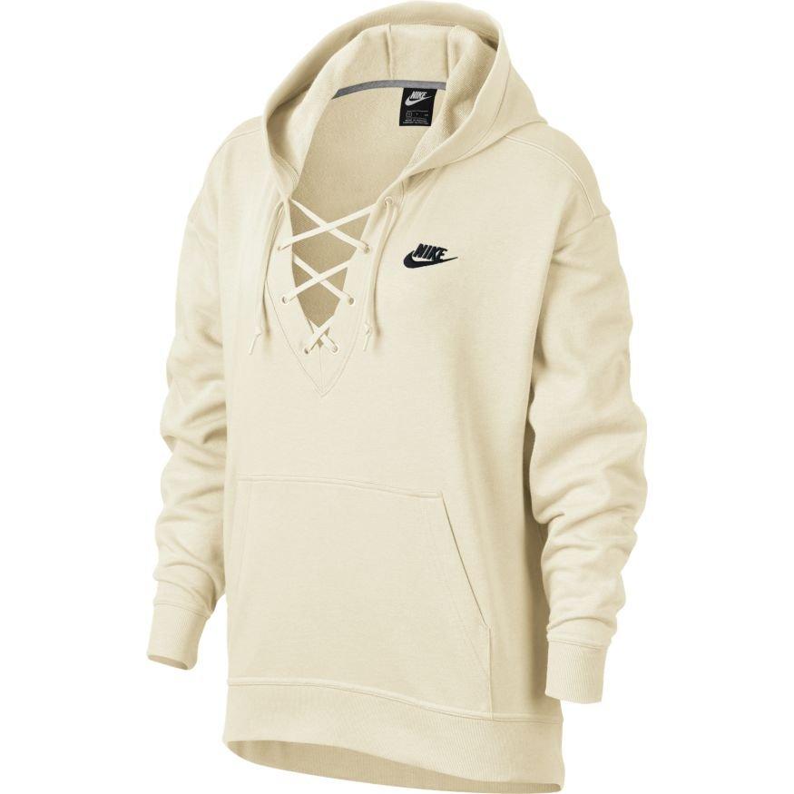 nike lace up hoodie womens