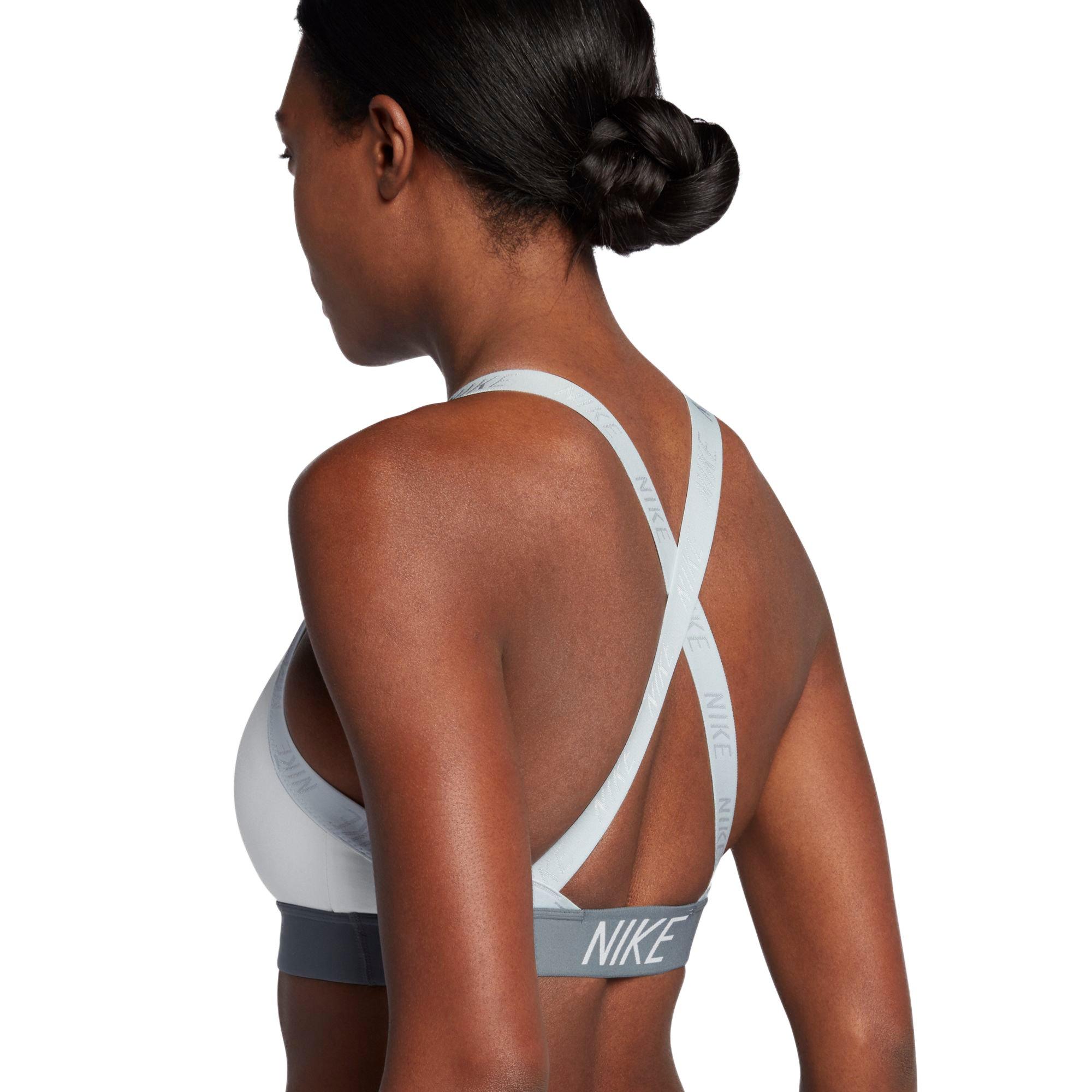 nike women's indy logo back sports bra