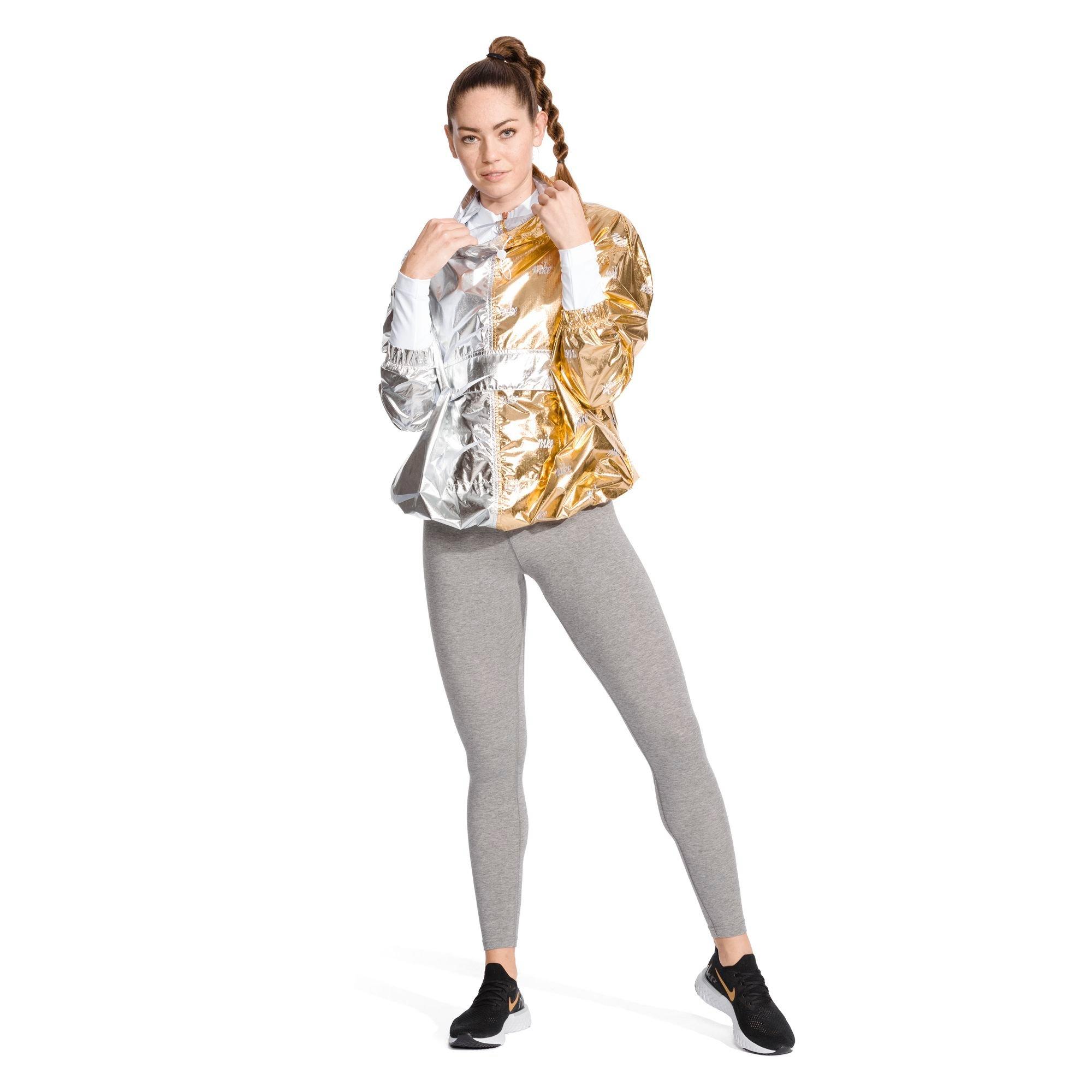 nike women's metallic jacket
