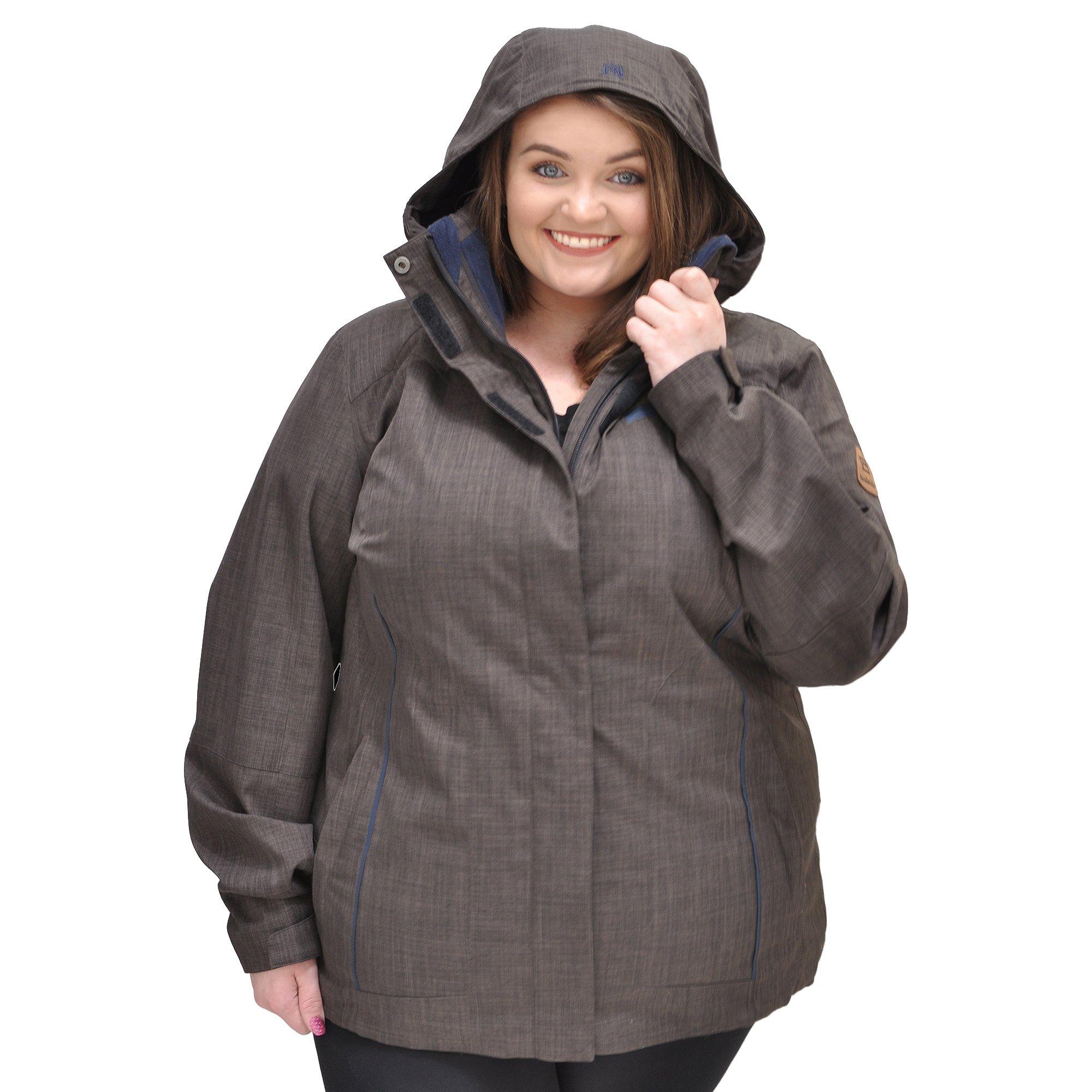 women's plus 3 in 1 jacket