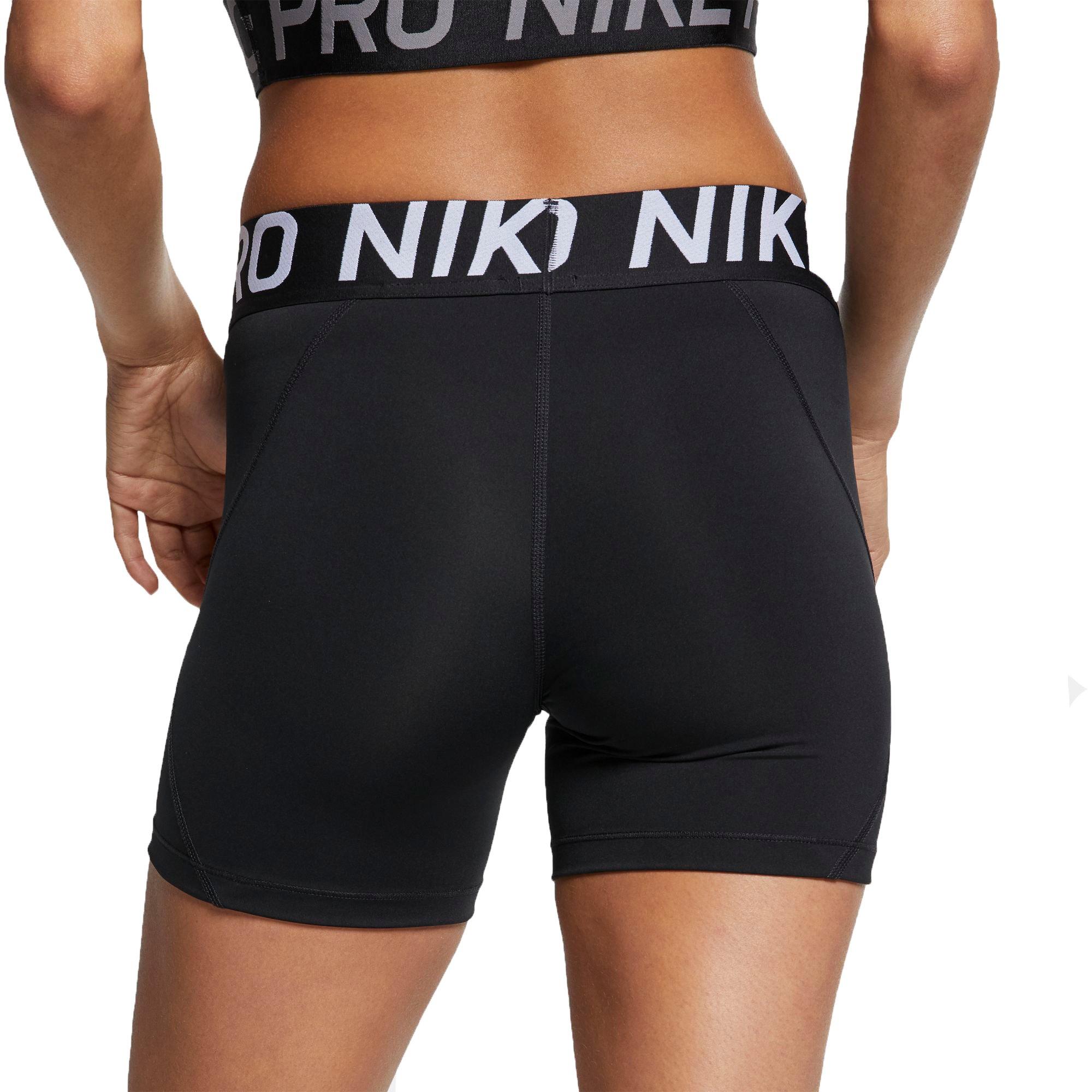 nike pro training 5 inch shorts in navy